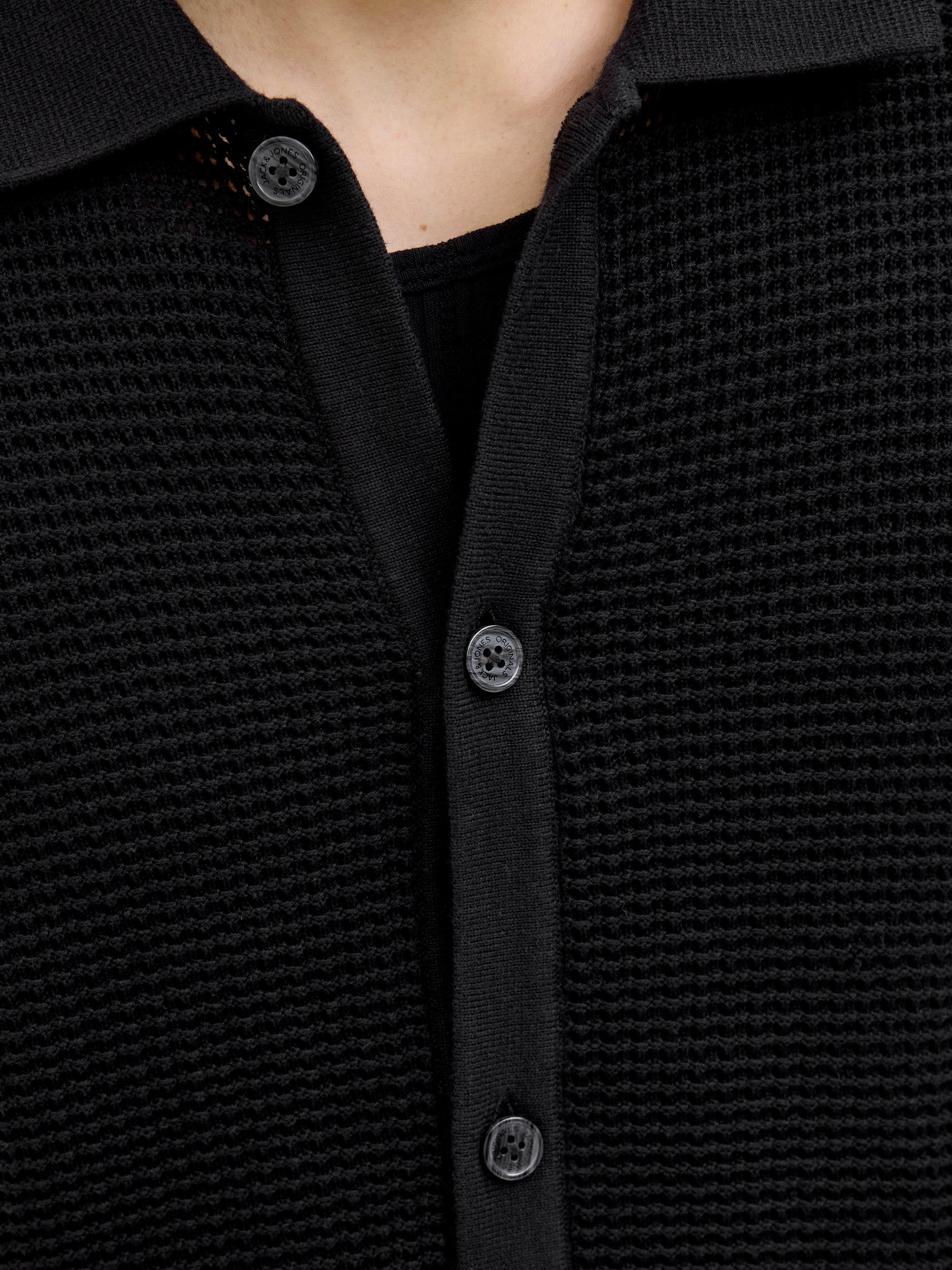 Bestseller Polo-Shirt für Erwachsene Strukturstrick Locker Geschnitten