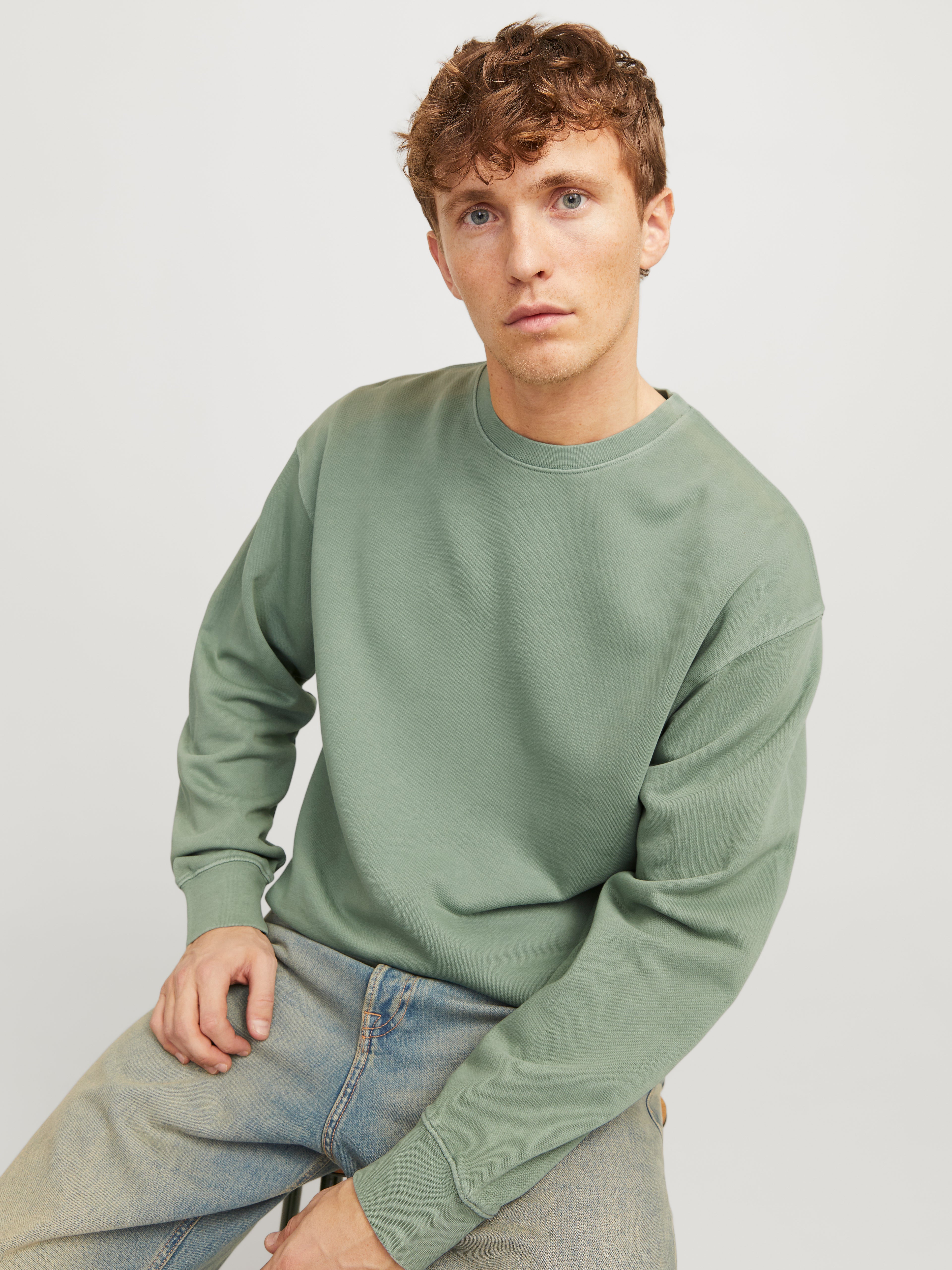 Bestseller Sweatshirt Langarm Rundhalsausschnitt Locker geschnitten
