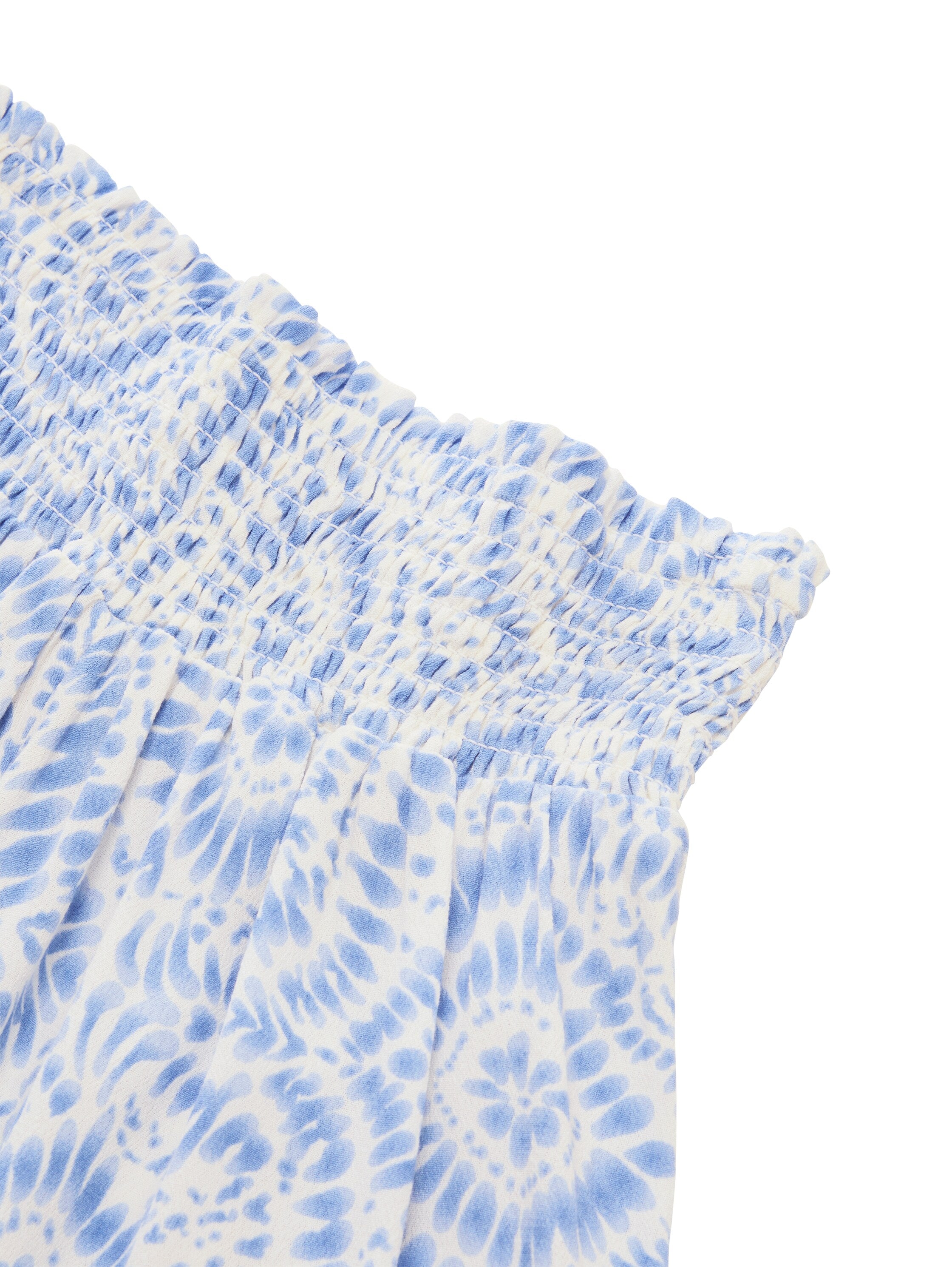 Tom Tailor Denim Kinder Shorts Weiblich Fresh Blue Tie Dye Circle