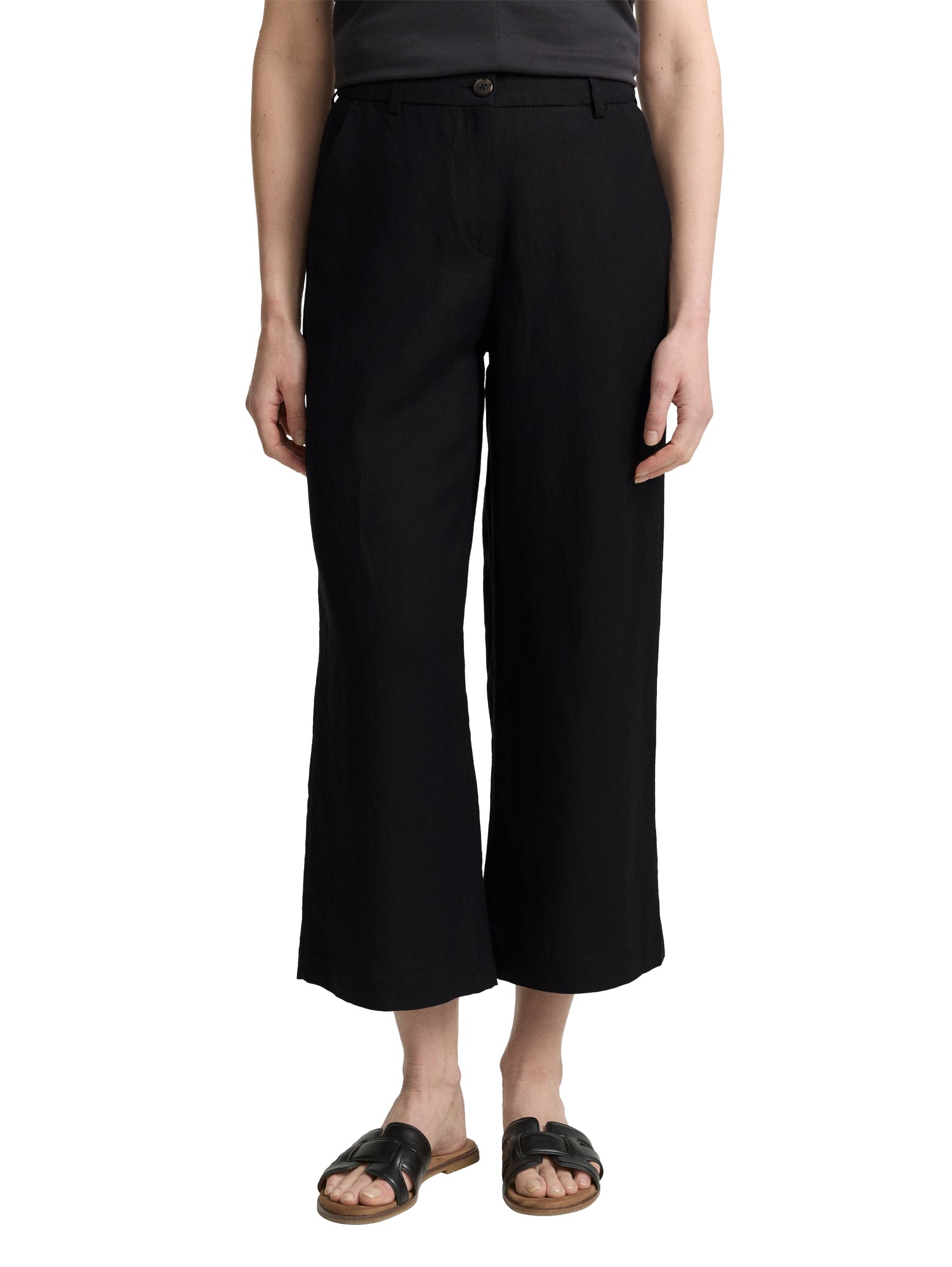 Tom Tailor Denim Leinenhose High Waist Damen Leicht & Kühl