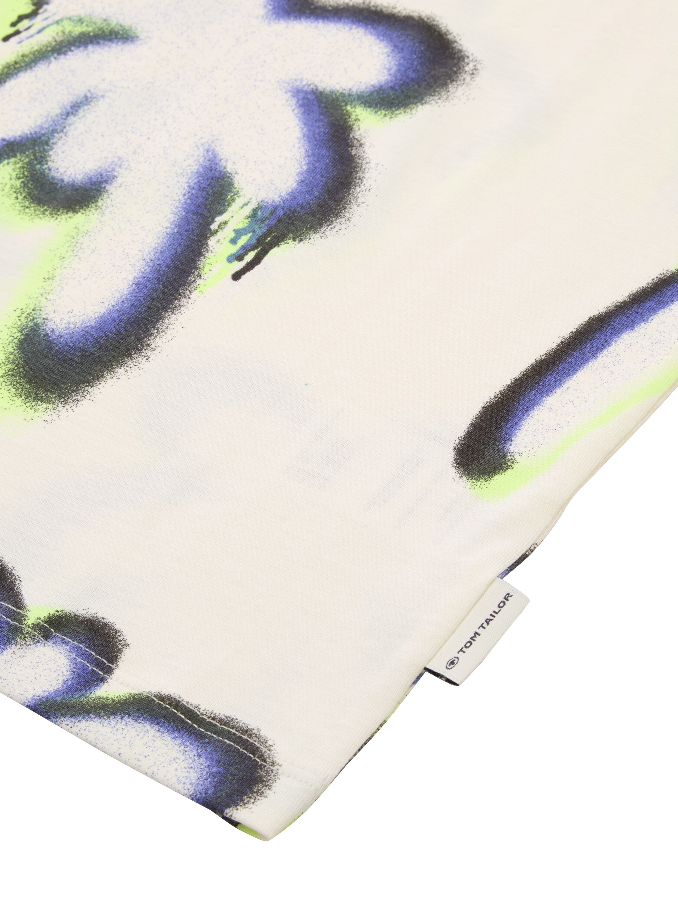 Tom Tailor Denim Male & Female Oversize T-Shirt Kinder Männlich mit sprayed palm tree design