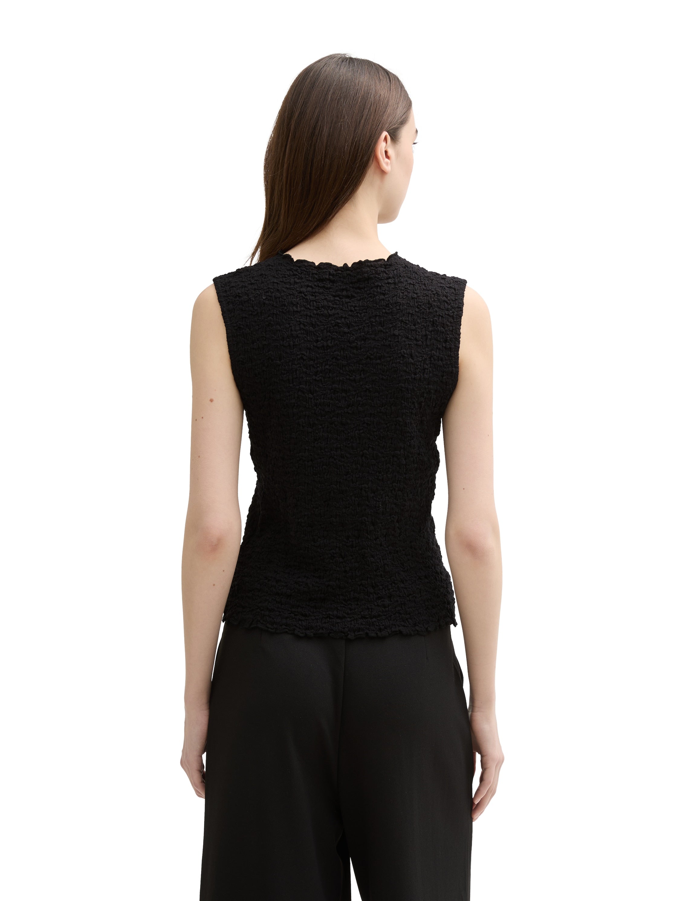 Tom Tailor Denim Top in Knitter-Optik für Damen
