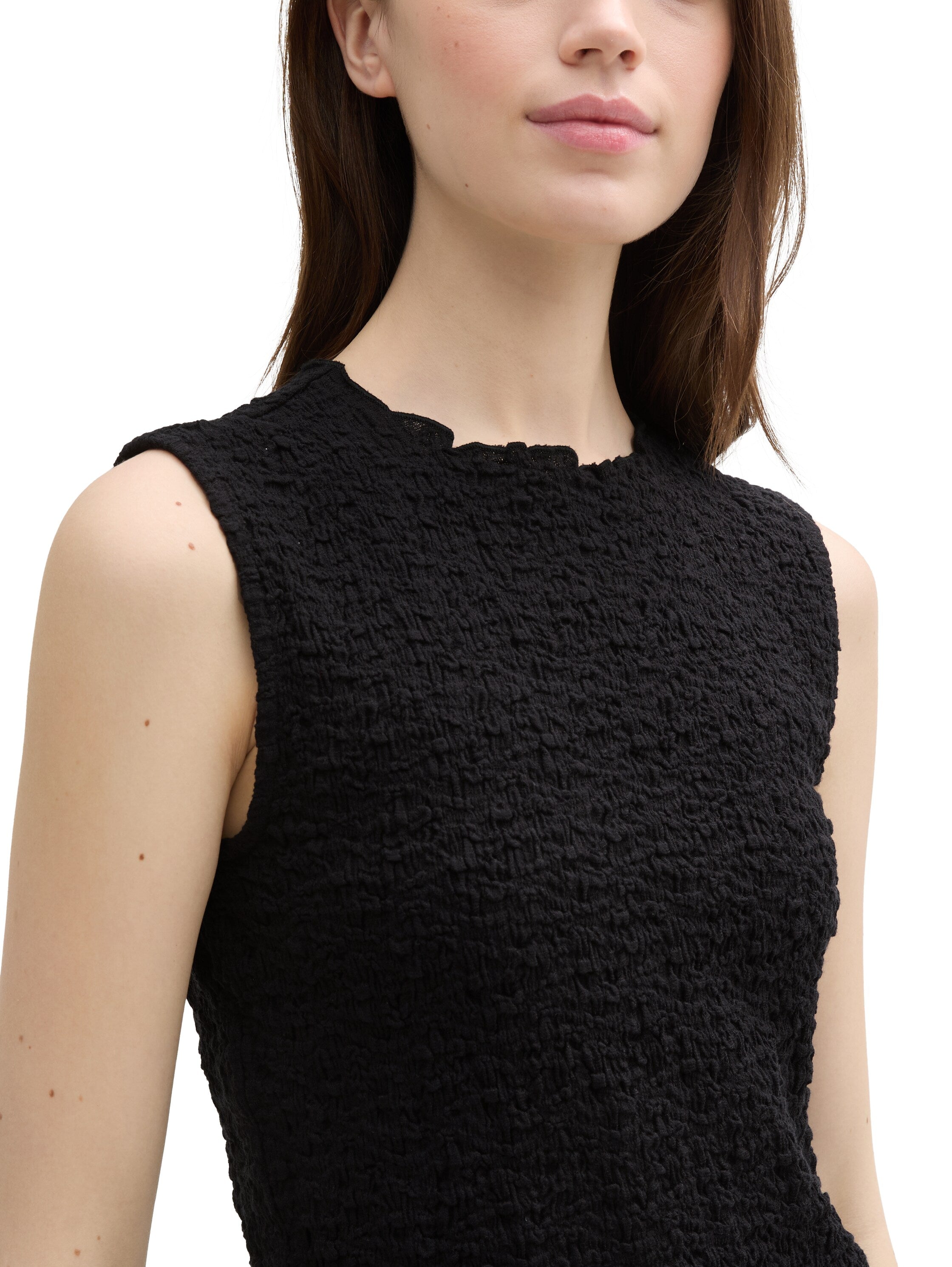 Tom Tailor Denim Top in Knitter-Optik für Damen