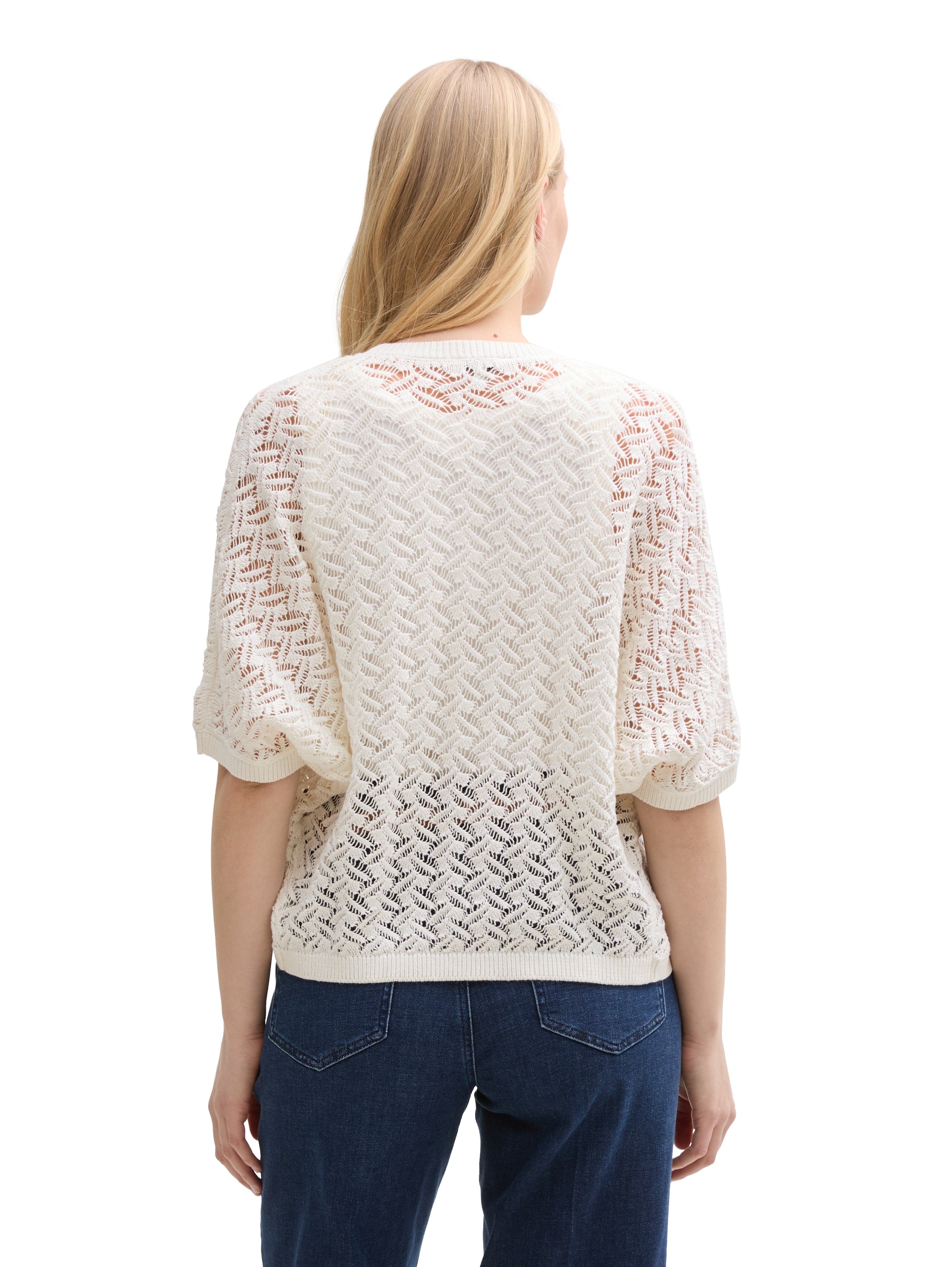 Tom Tailor Denim Female Strickbolero Baumwolle