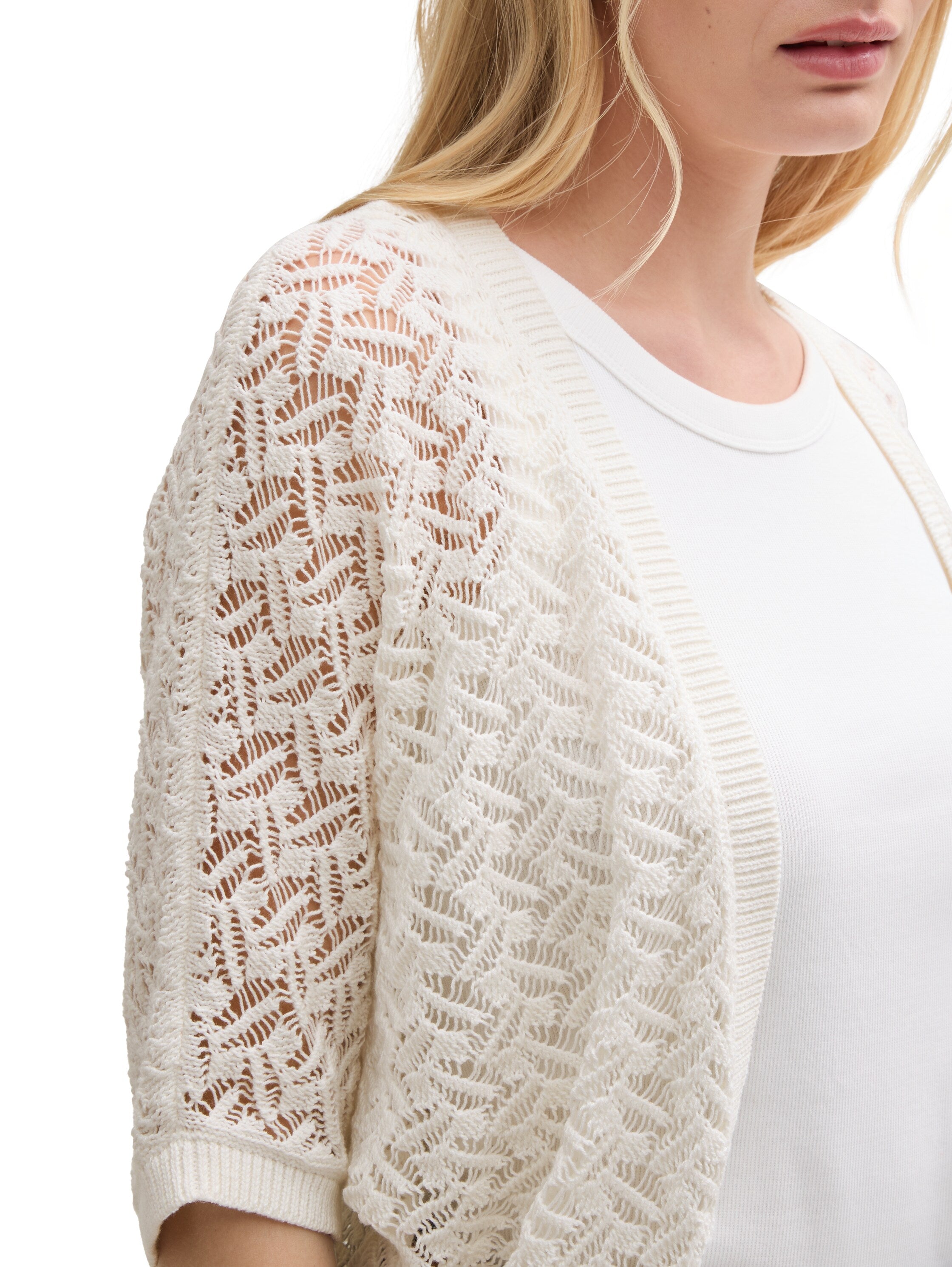 Tom Tailor Denim Female Strickbolero Baumwolle