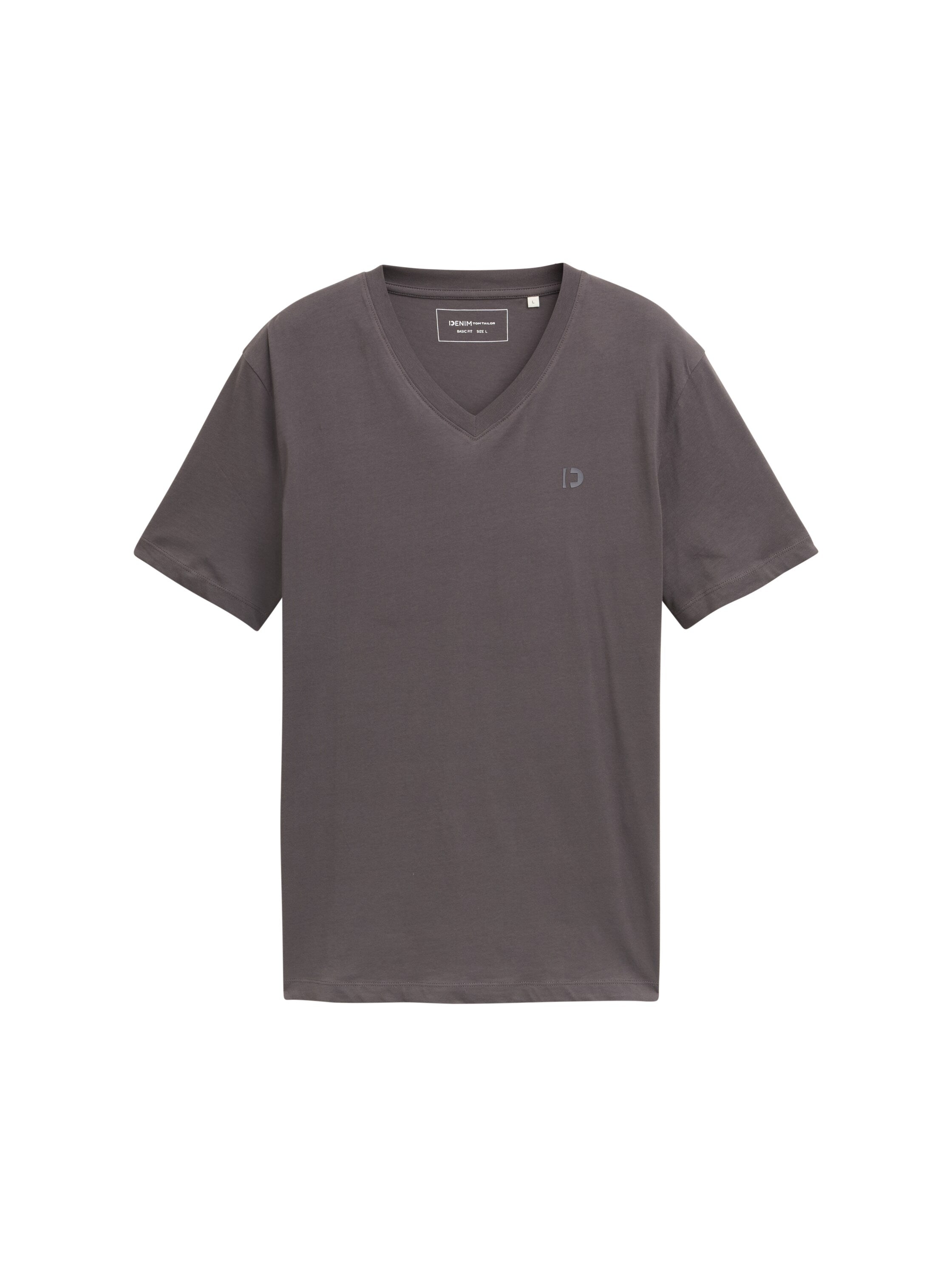 Tom Tailor Denim Male T-Shirt Herren Schwarz