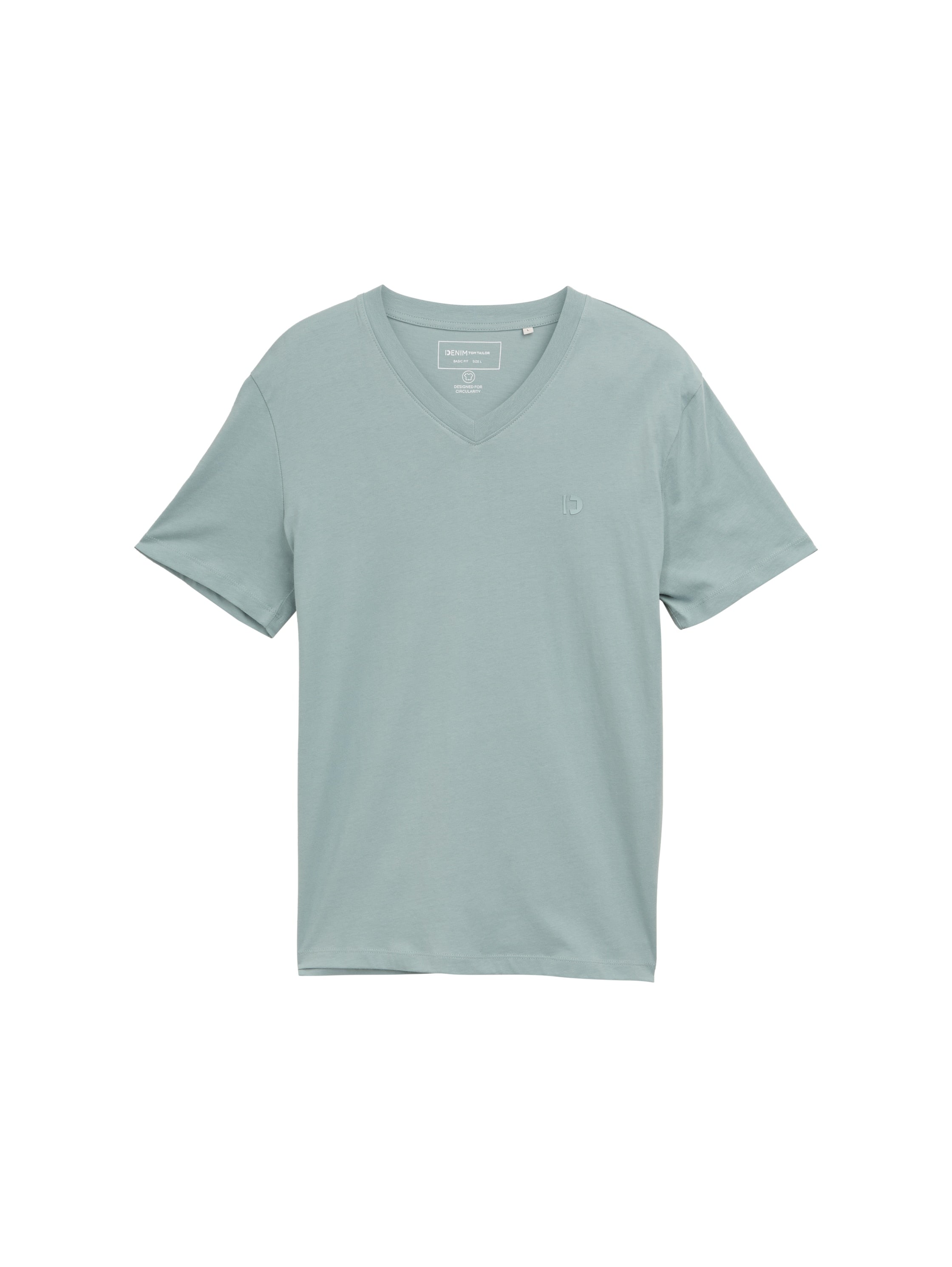 Tom Tailor Denim Male T-Shirt Herren Schwarz