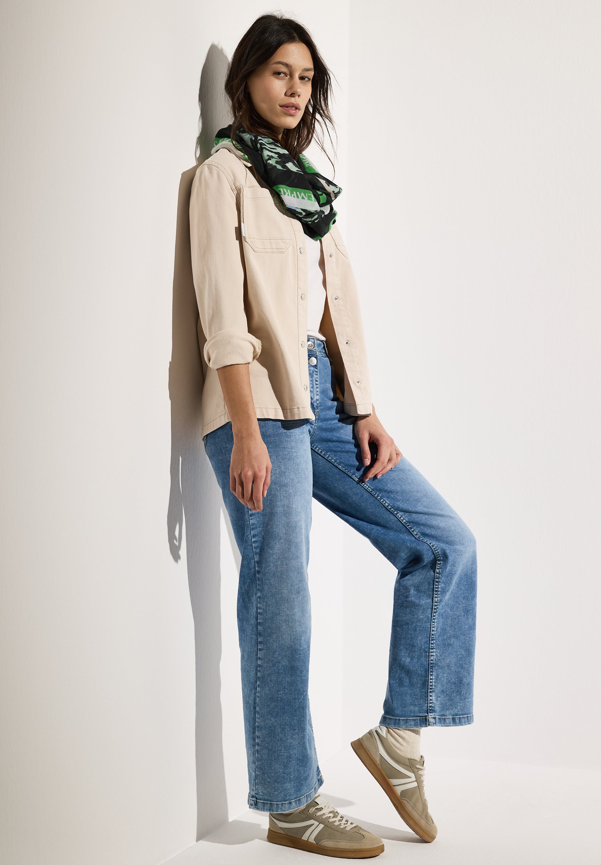 CECIL Loop Schal Damen Gemustert Modal Grafisch<br>