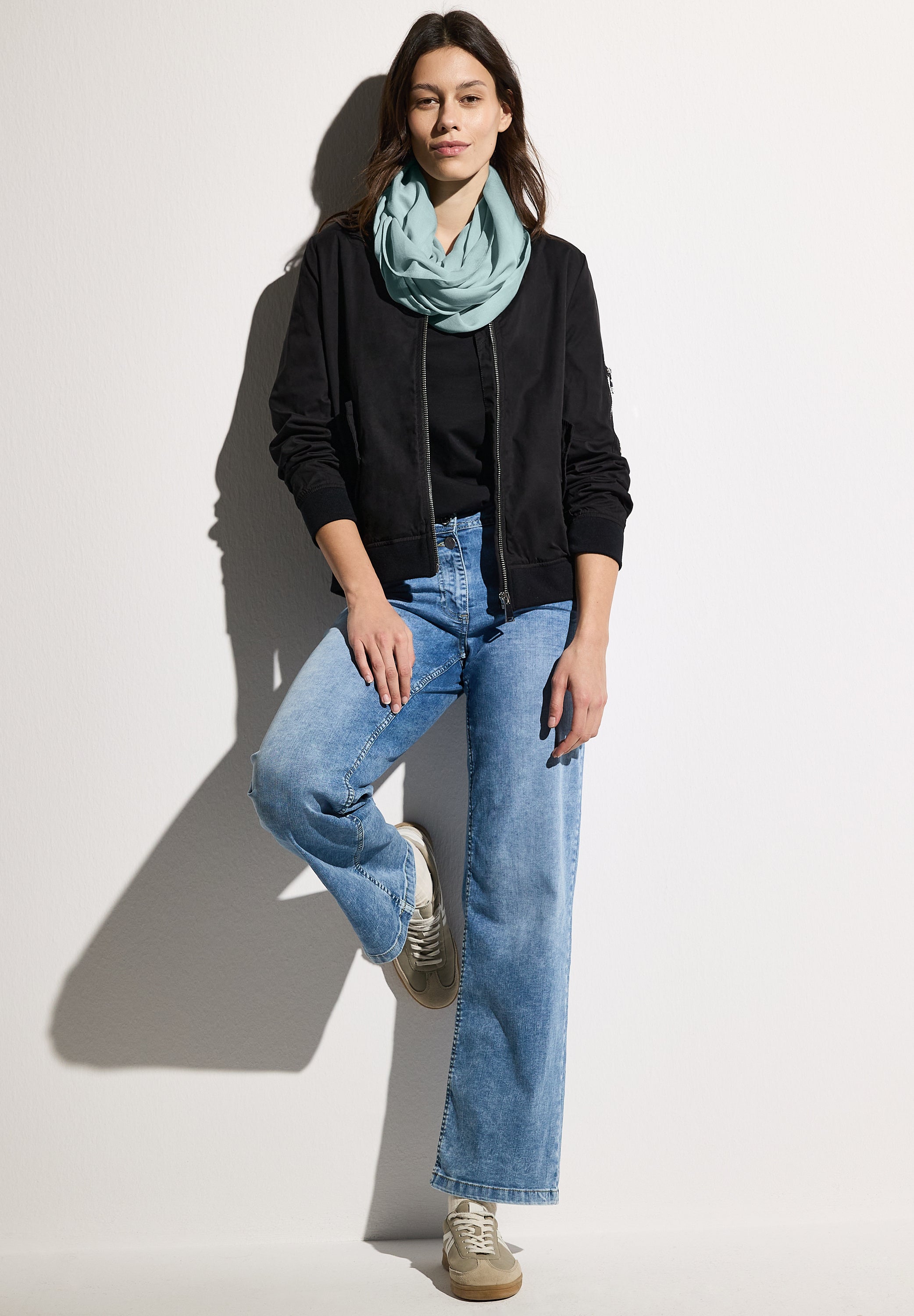 CECIL Loop Schal Damen Weiche Viskose