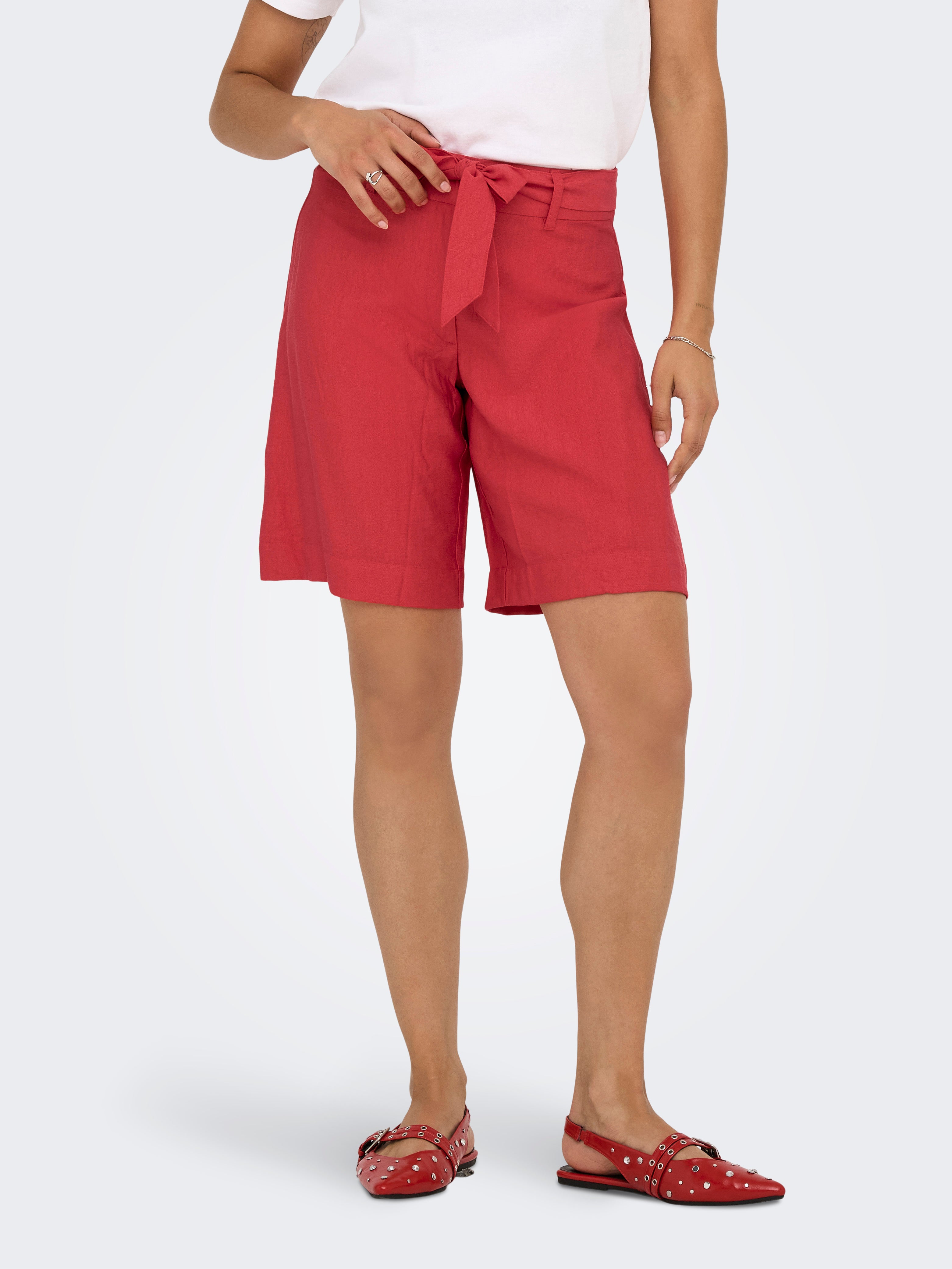 JDY Shorts Damen Knielang Bequem