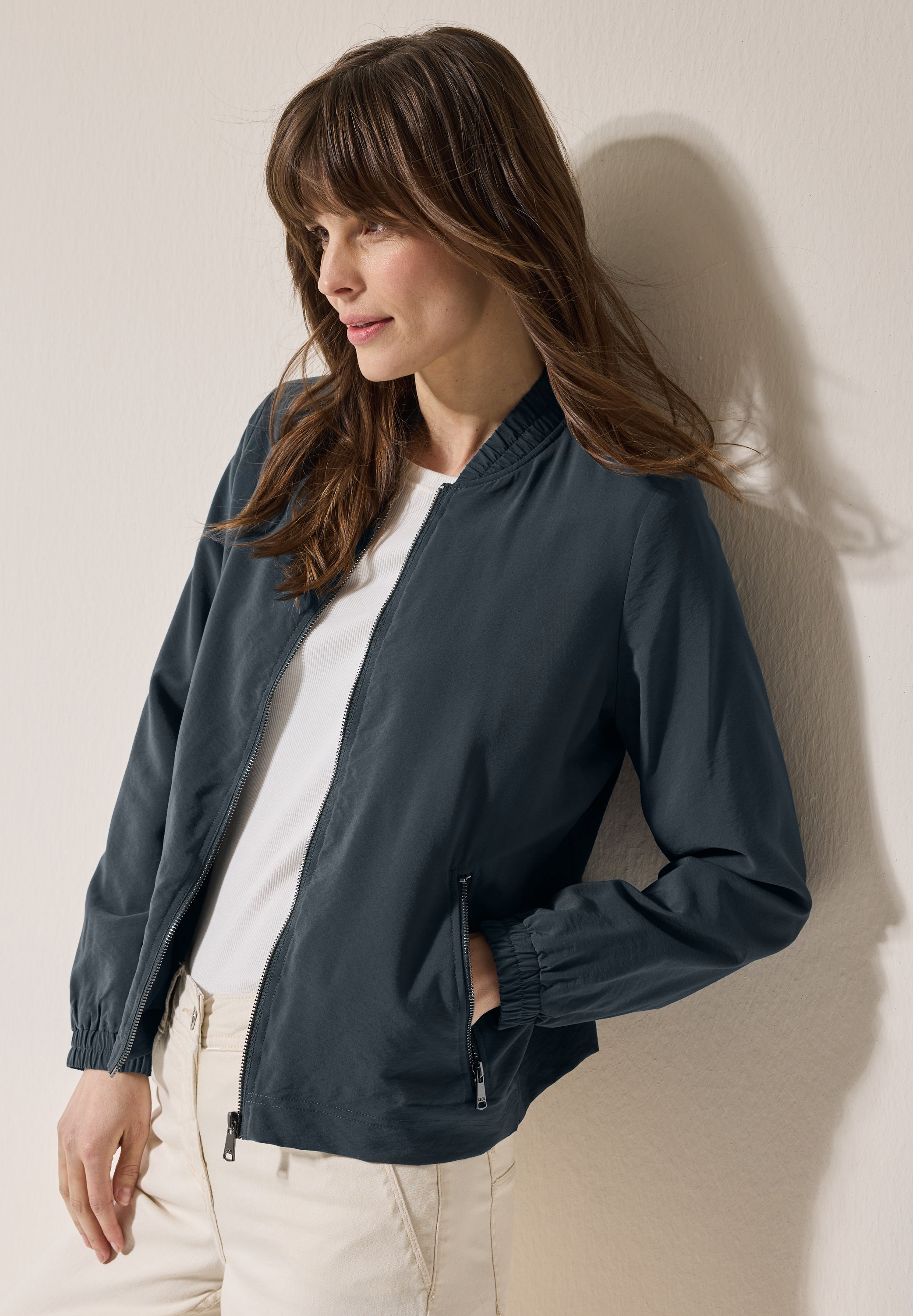 Blouson mit feiner Struktur