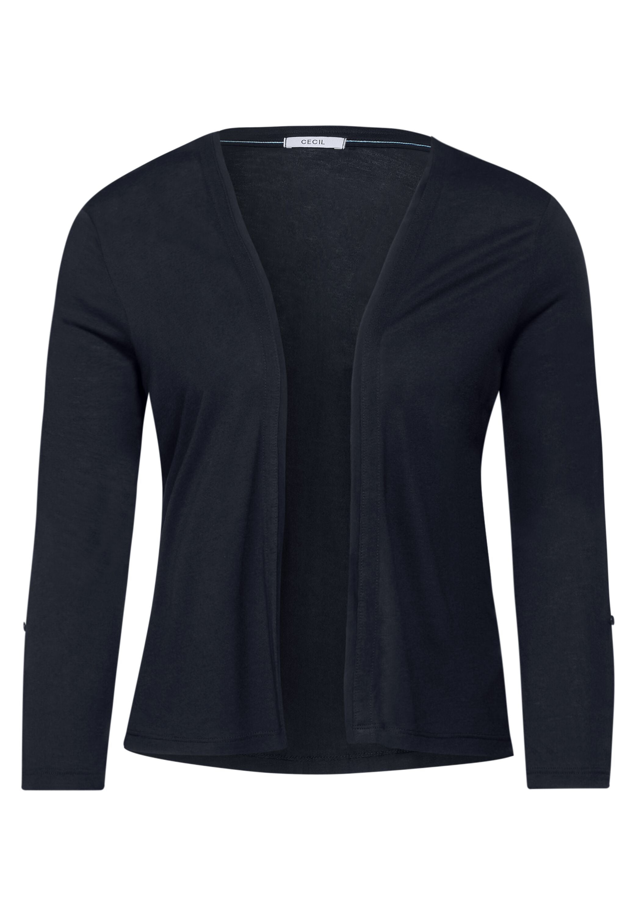 Cecil Bolero offene Shirtjacke Damen mit 3/4 Arm aus Viskose