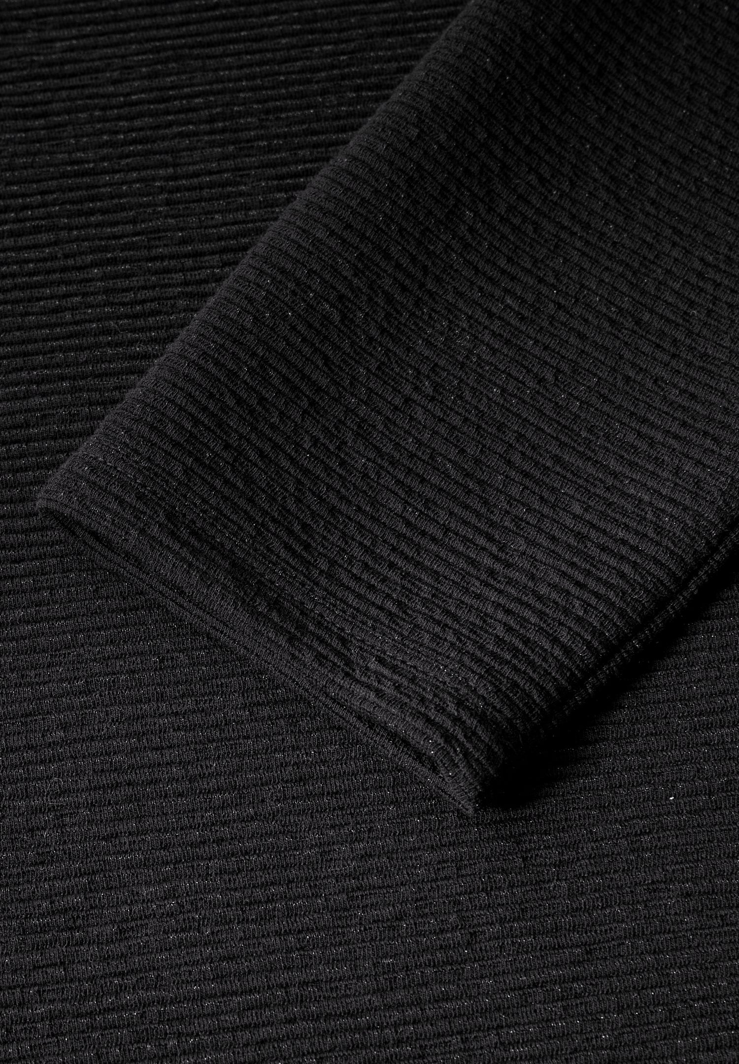 CECIL Glitzerndes Ottoman Damen Shirt in Schwarz Silber