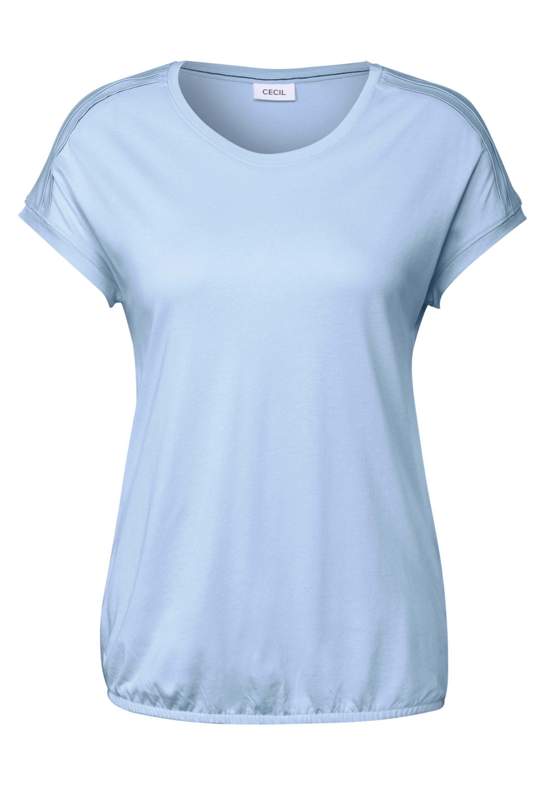 CECIL Damen T-Shirt mit Detail an der Schulter