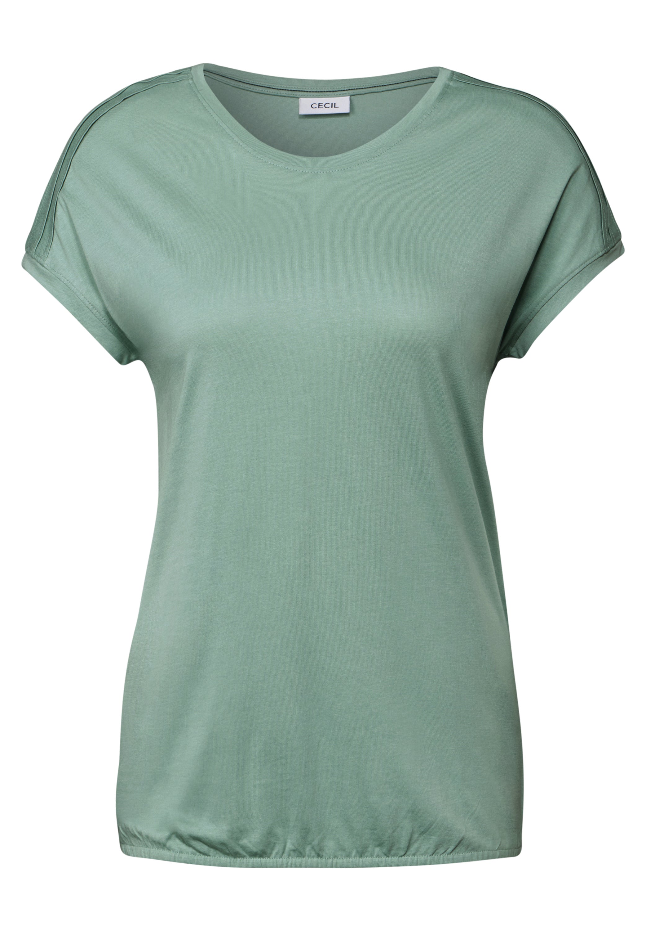 CECIL Damen T-Shirt mit Detail an der Schulter