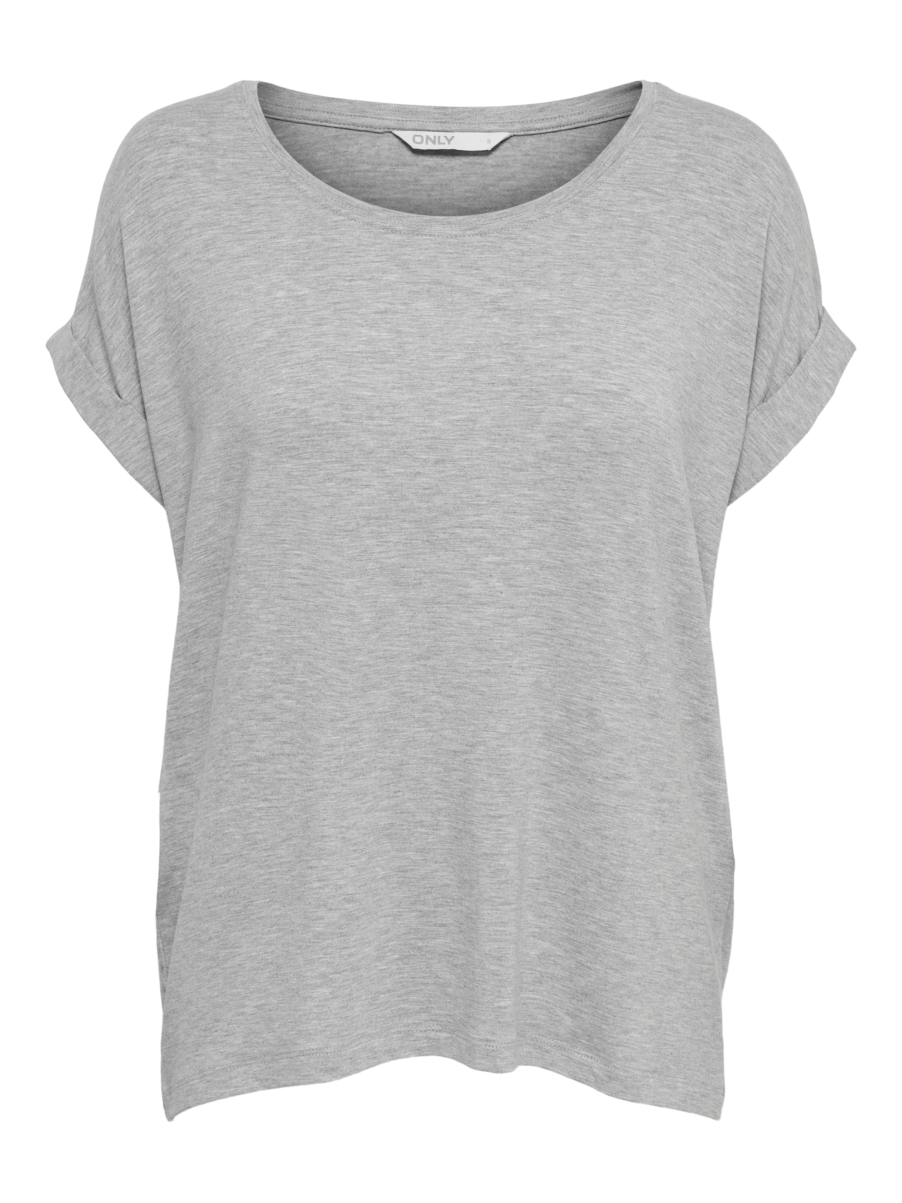 Bestseller Top Damen Rundhals Kurzarm Schwarz<br>
