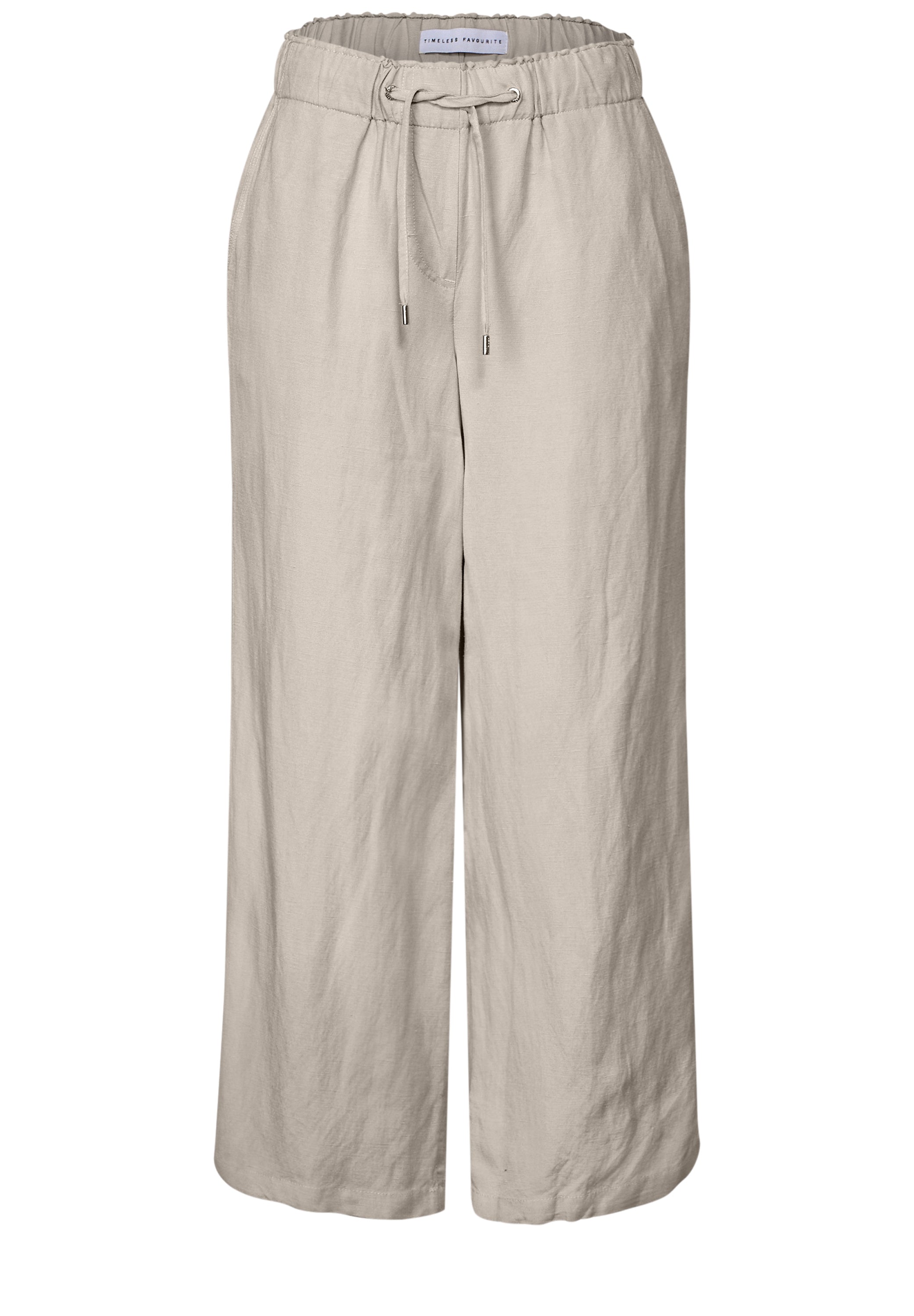 CECIL Loose Fit High Waist Damen Leinenhose