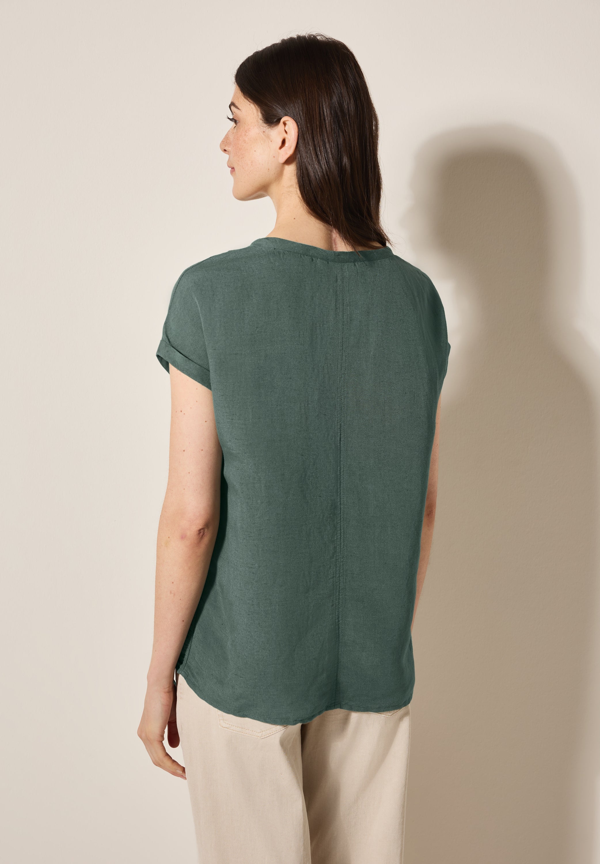 CECIL Sommerbluse Damen lässiger Look Knotendetail