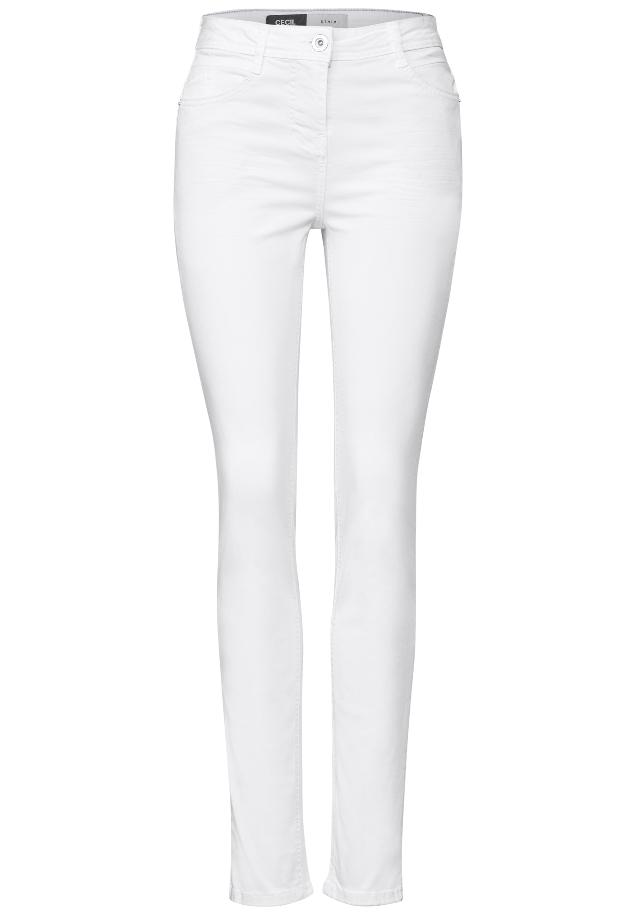CECIL Slim Fit Toronto Damen High Waist Jeans mit Slim Legs