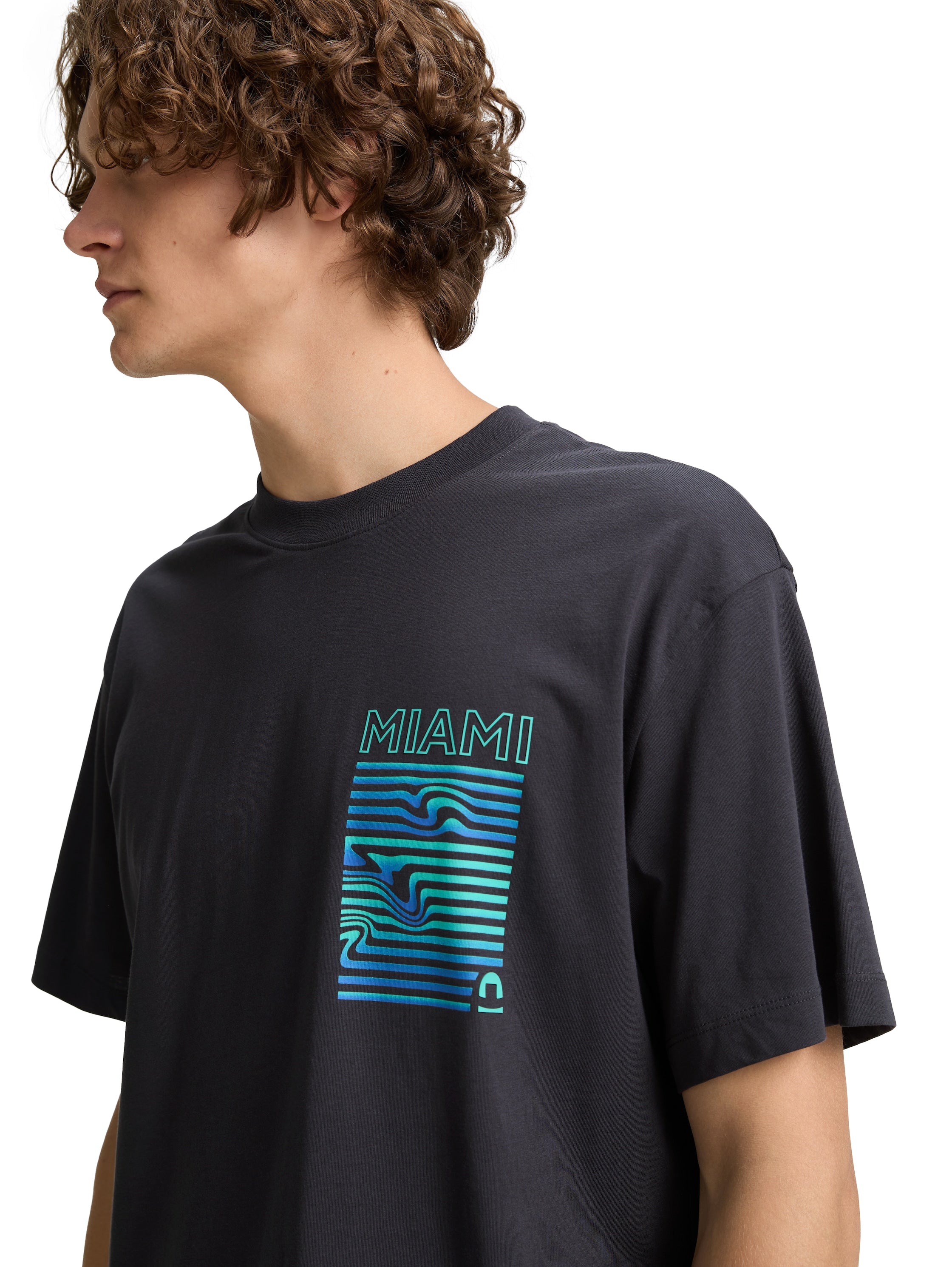 Tom Tailor Denim T-Shirt Herren bunter Print