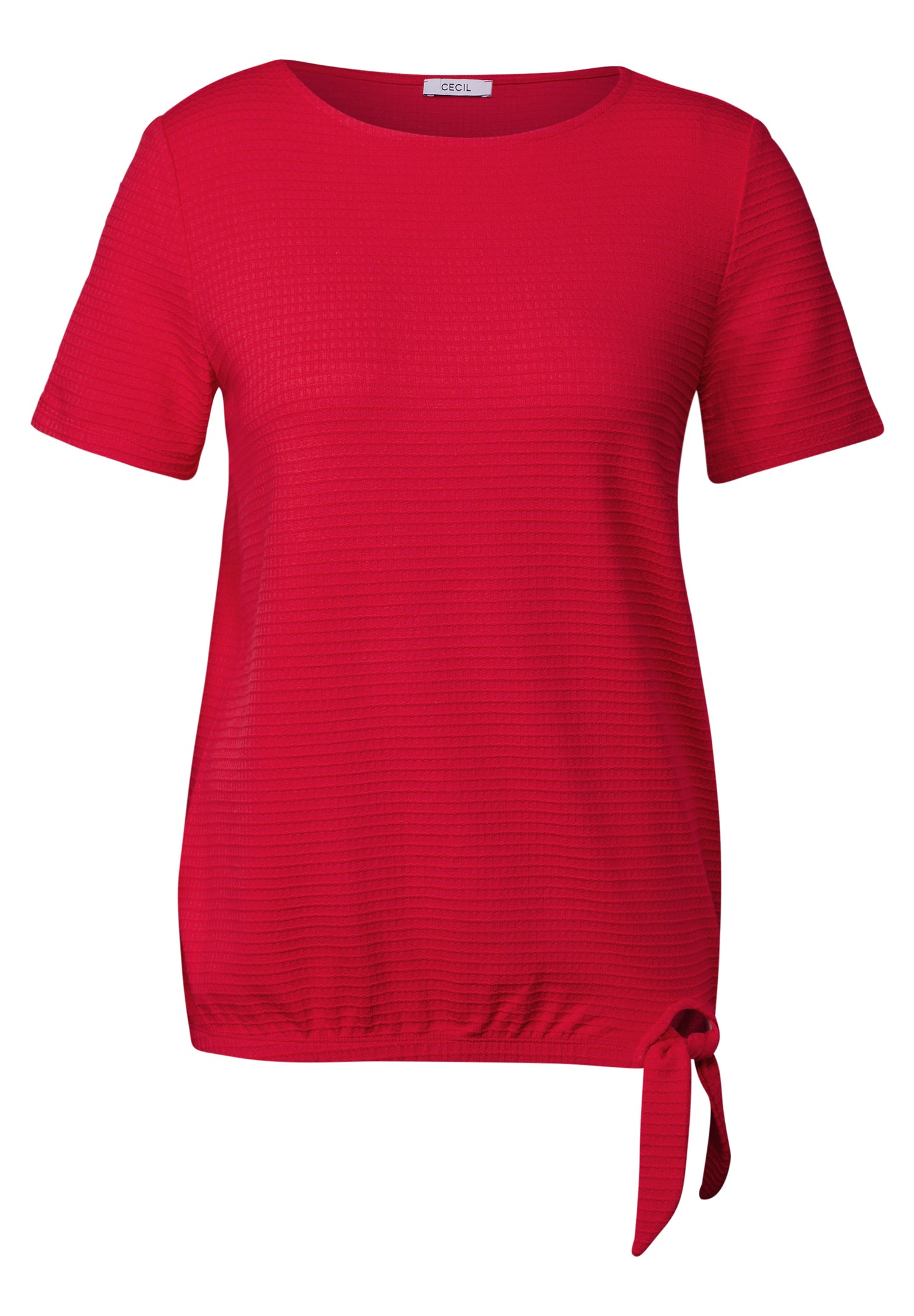 CECIL Sommershirt Damen mit Knoten-Detail