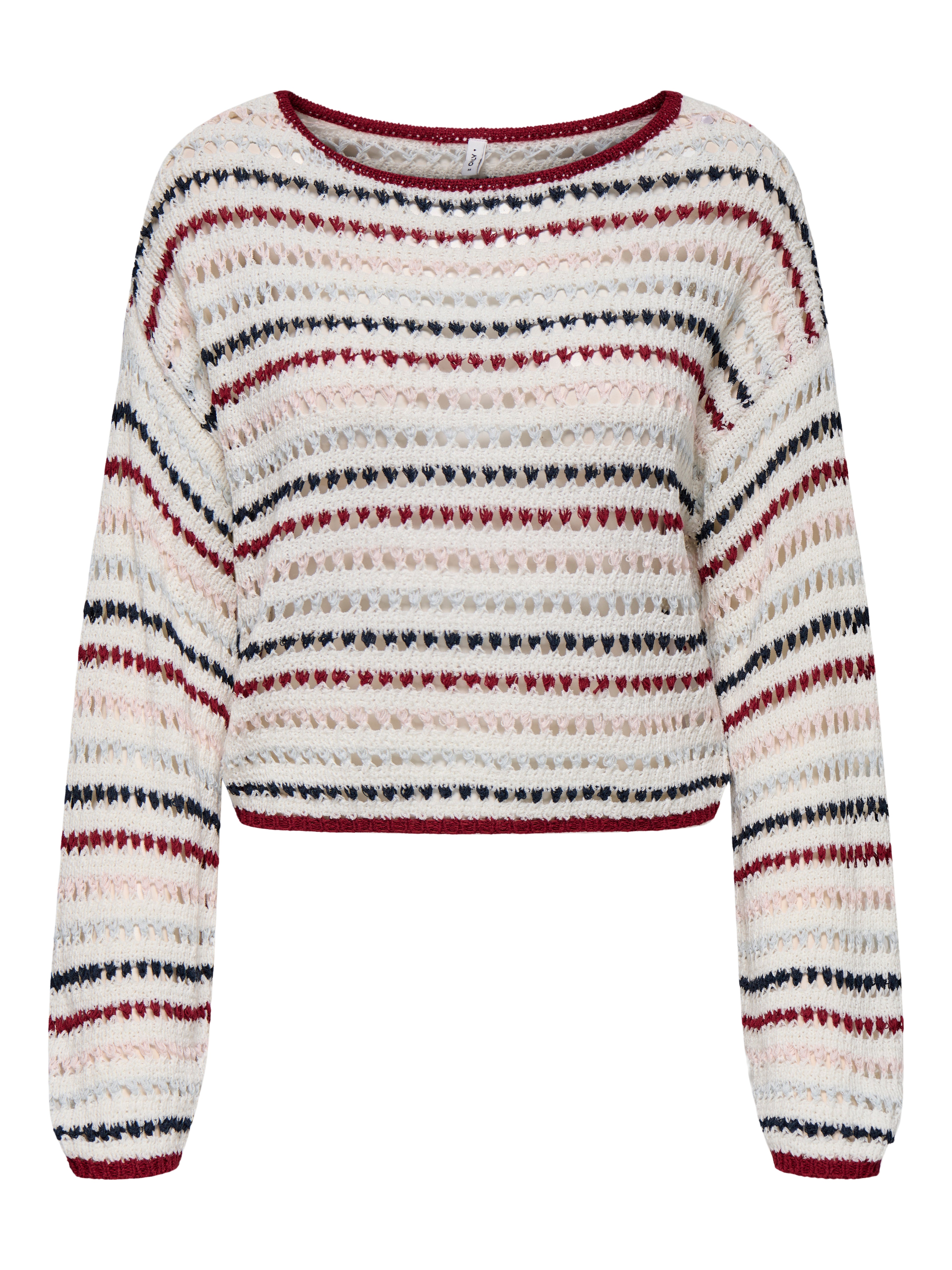 Bestseller Strickpullover Damen - Bequemer U-Boot Ausschnitt Langarm Pullover