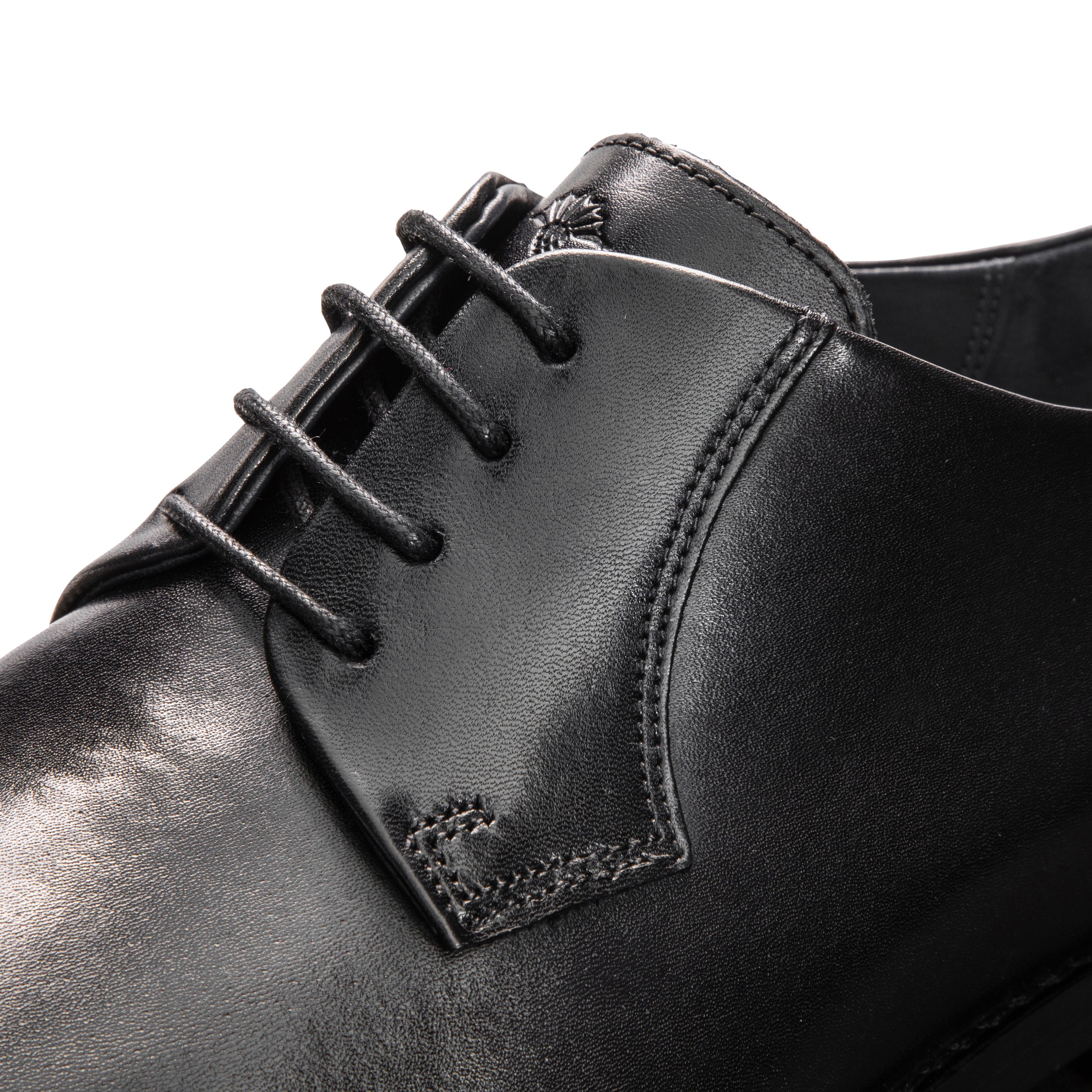 Müller & Meirer Schnürschuh aus Rindsleder für Herren mit Logo-Prägung