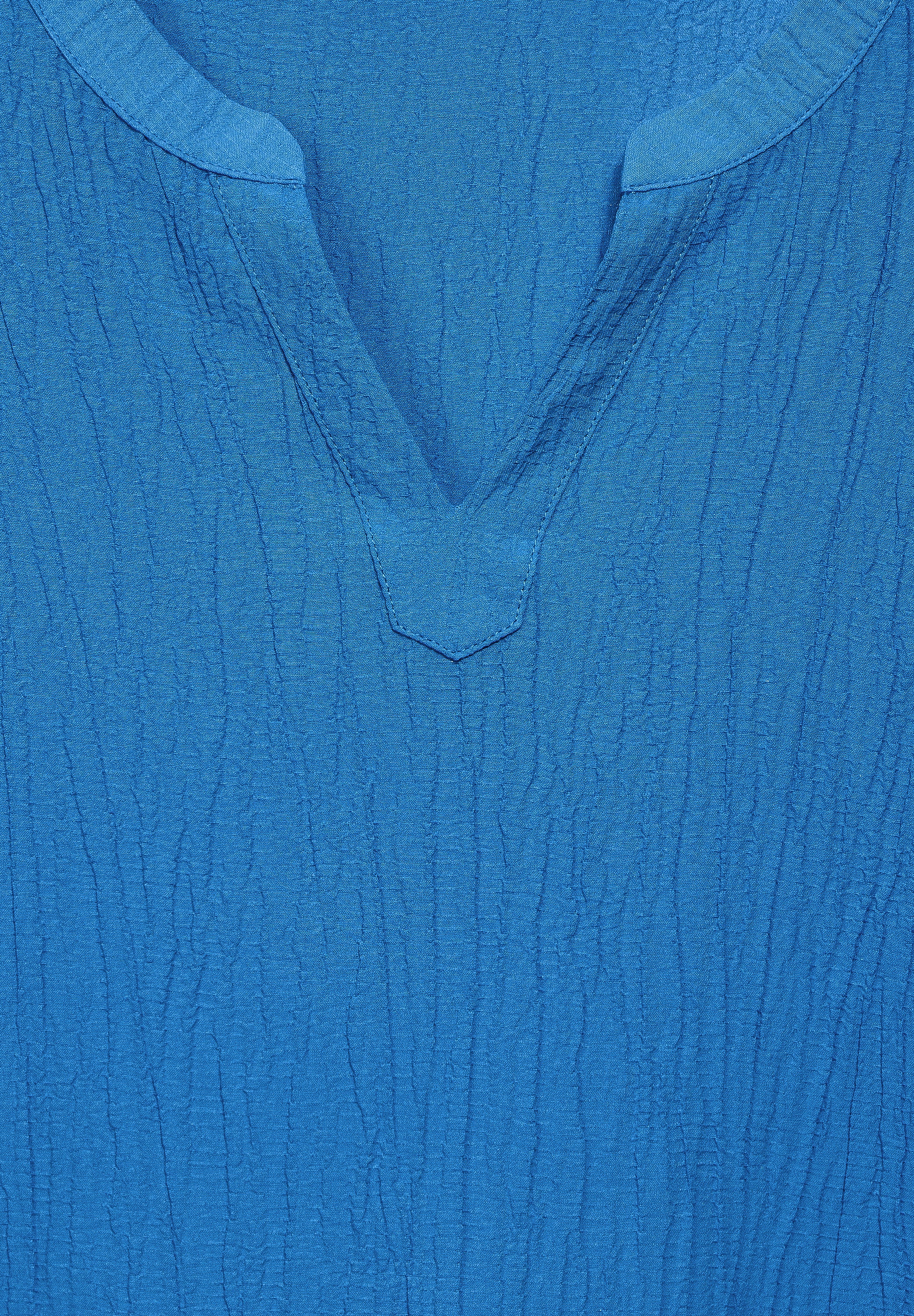 CECIL Seersucker Midikleid Damen elegante Silhouette