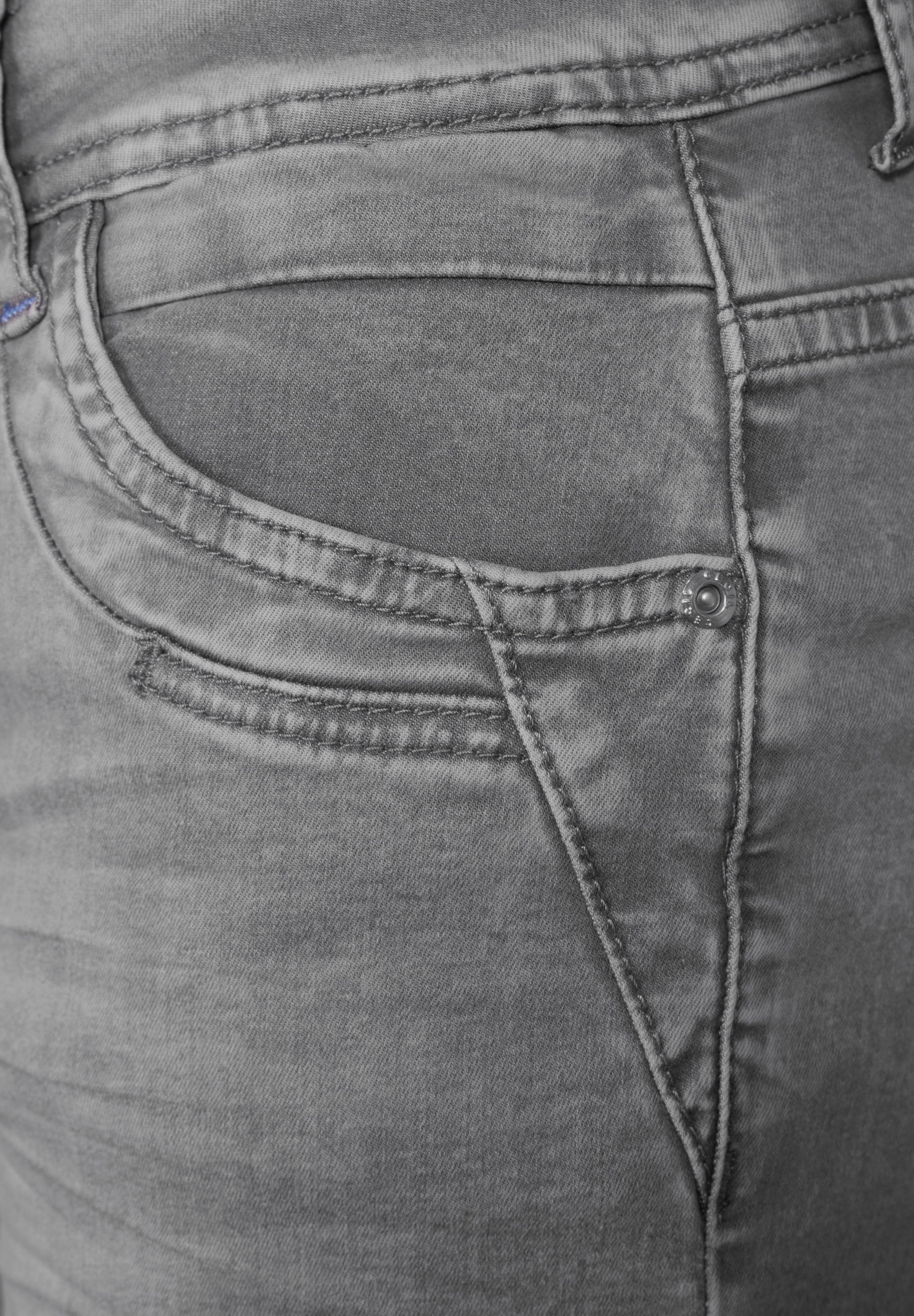 CECIL Casual Fit Jeans Scarlett Damen Stretch Baumwolle Slim Mid Waist