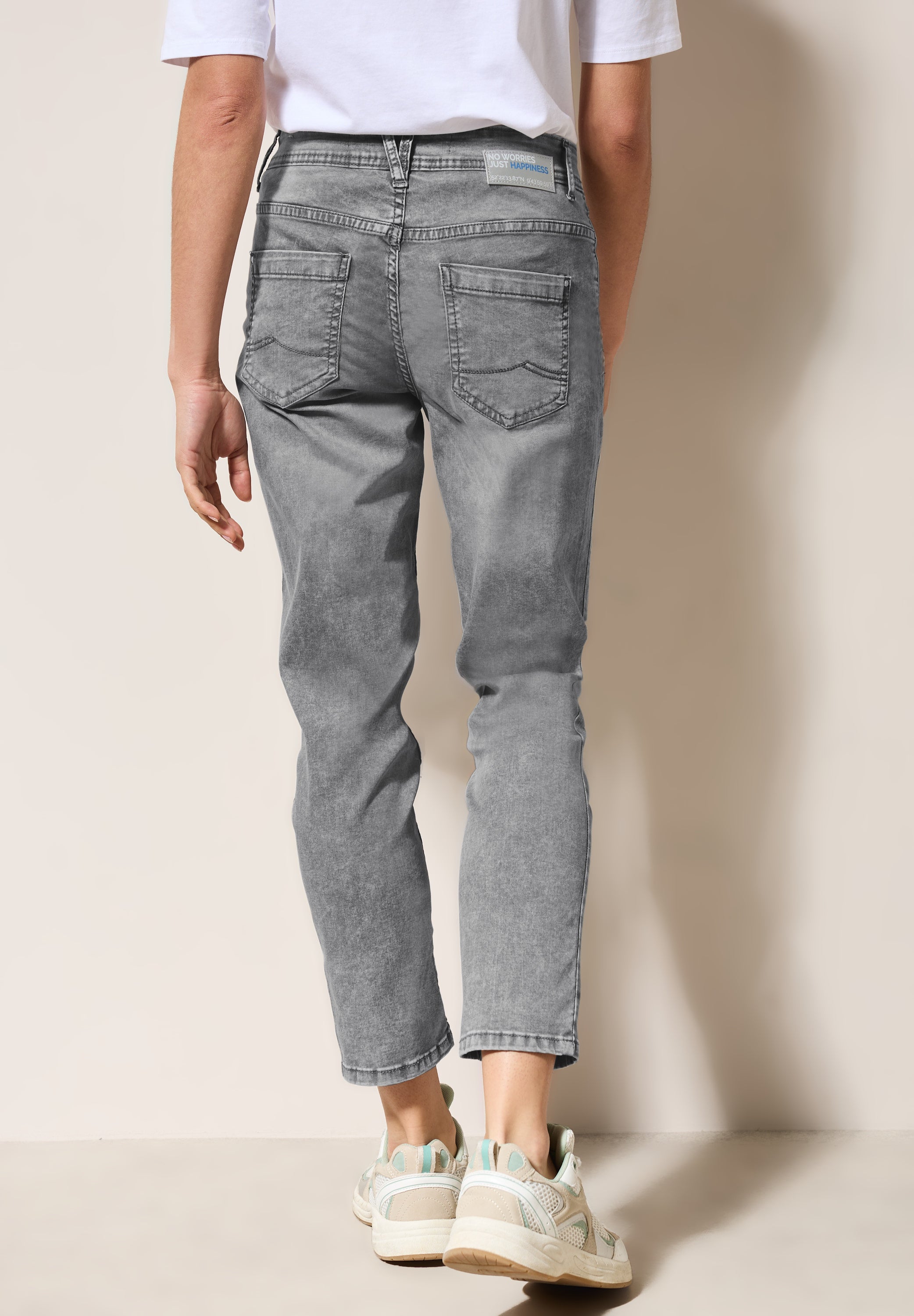 CECIL Casual Fit Jeans Scarlett Damen Stretch Baumwolle Slim Mid Waist