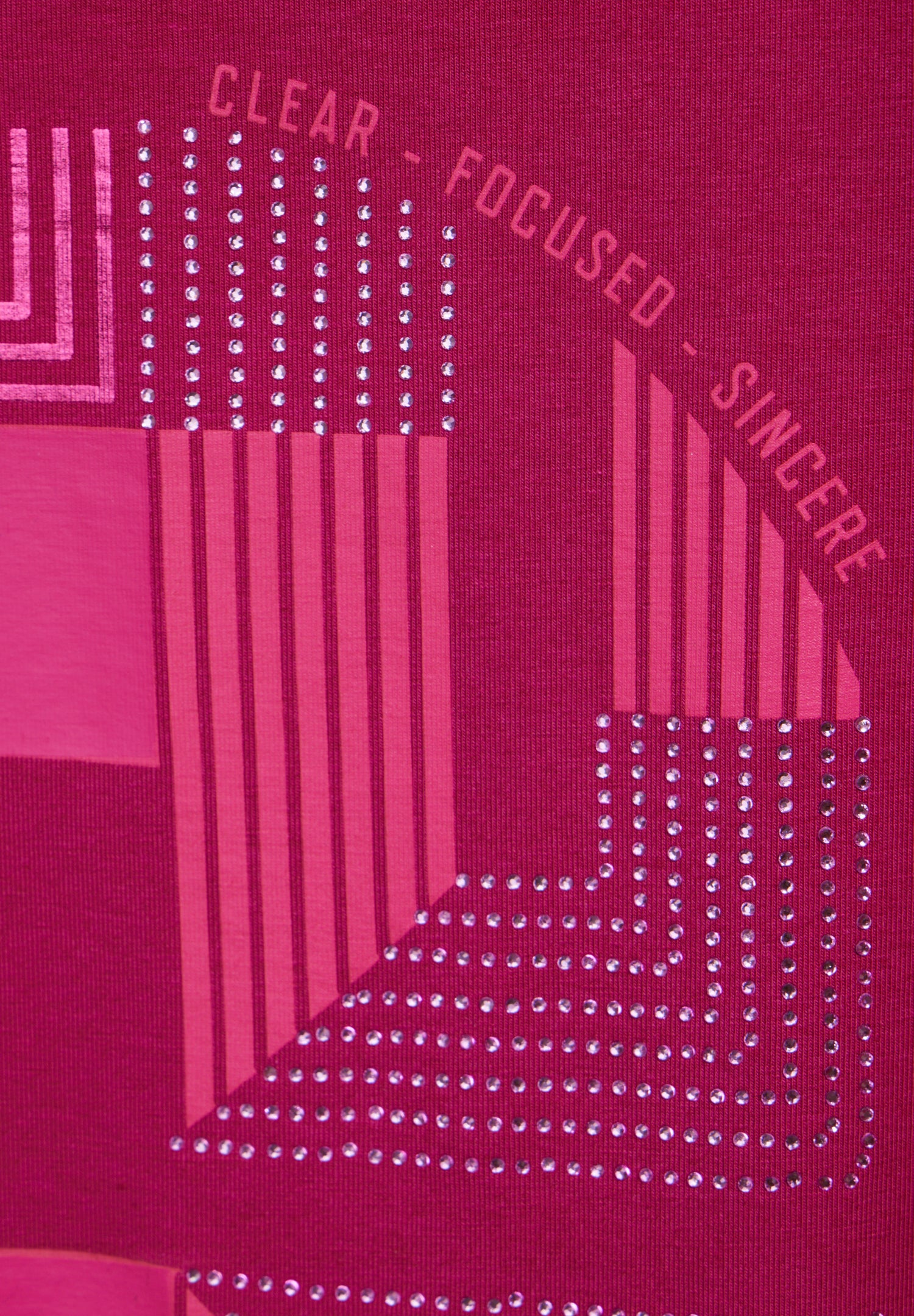 CECIL Damen Shirt mit schimmernden Details und Strassbesatz