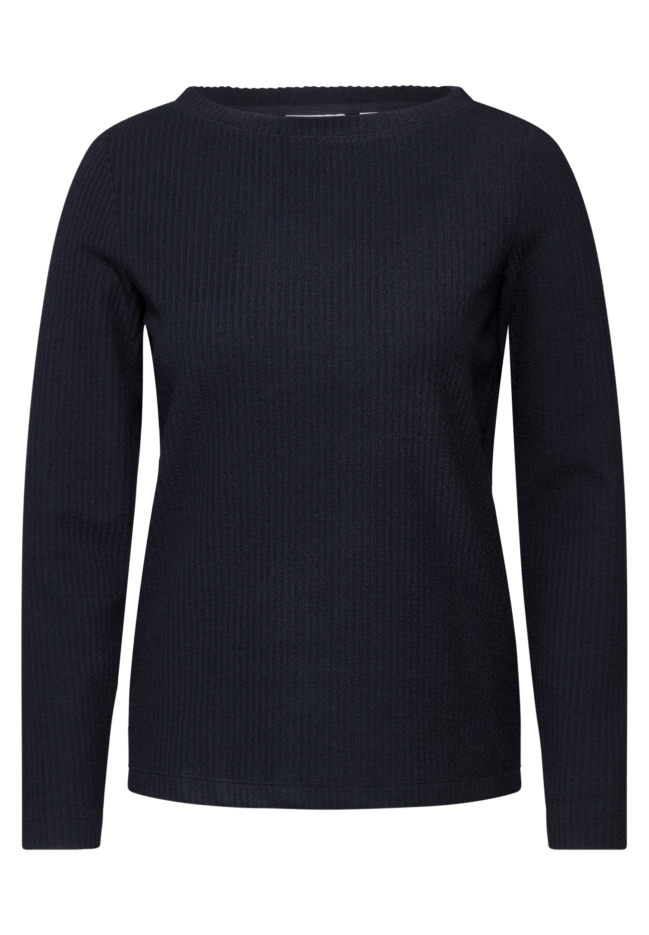 CECIL Strukturshirt Damen Softe Struktur Langarm