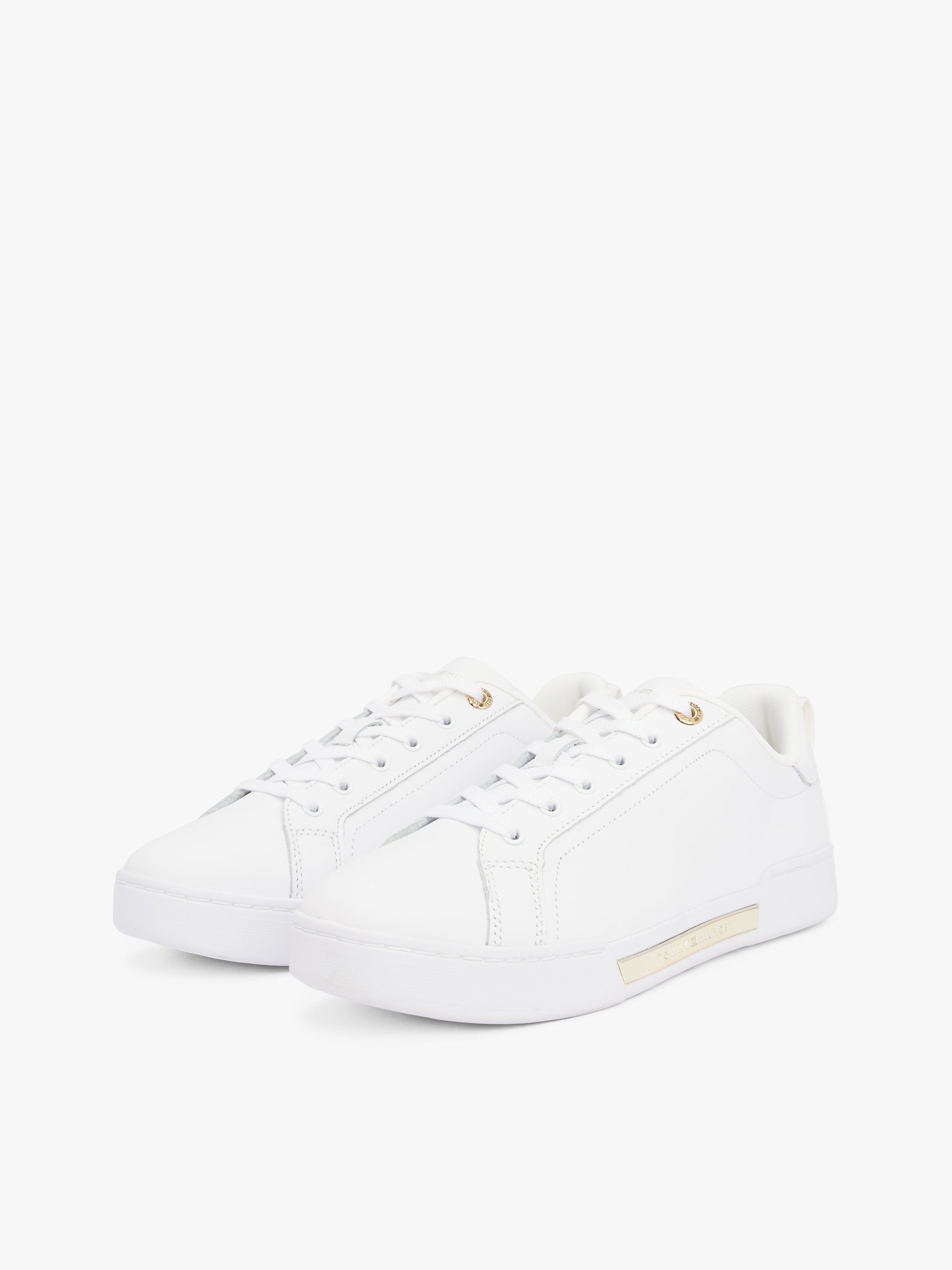 Theur Leder Sneaker Herren Weiß