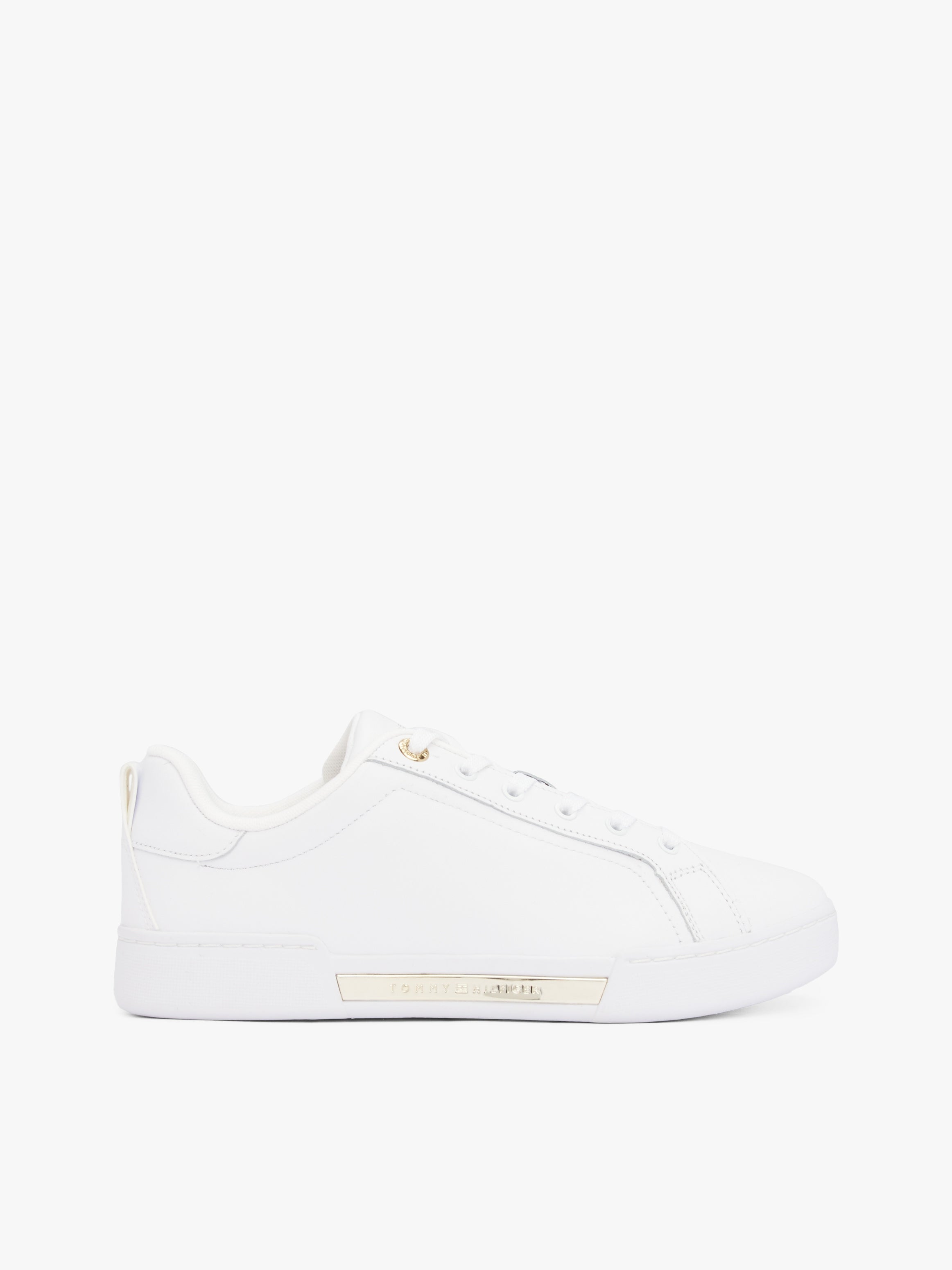 Theur Leder Sneaker Herren Weiß