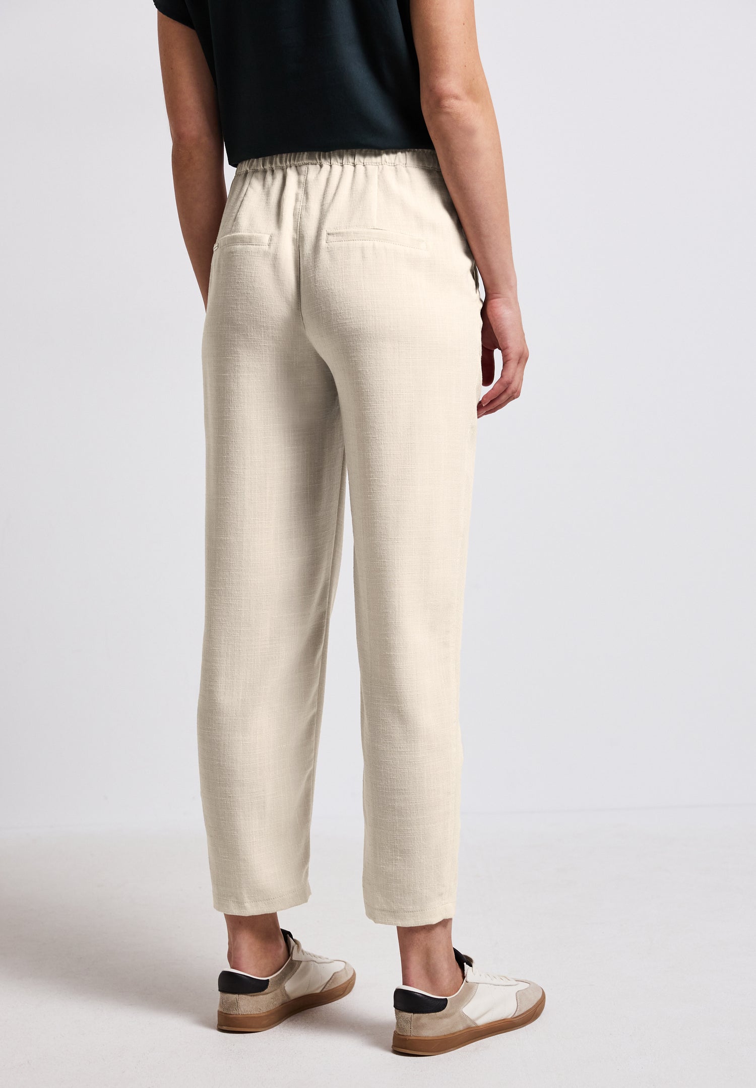 Street One Chino Damen High Waist Slim Fit Stretchhose