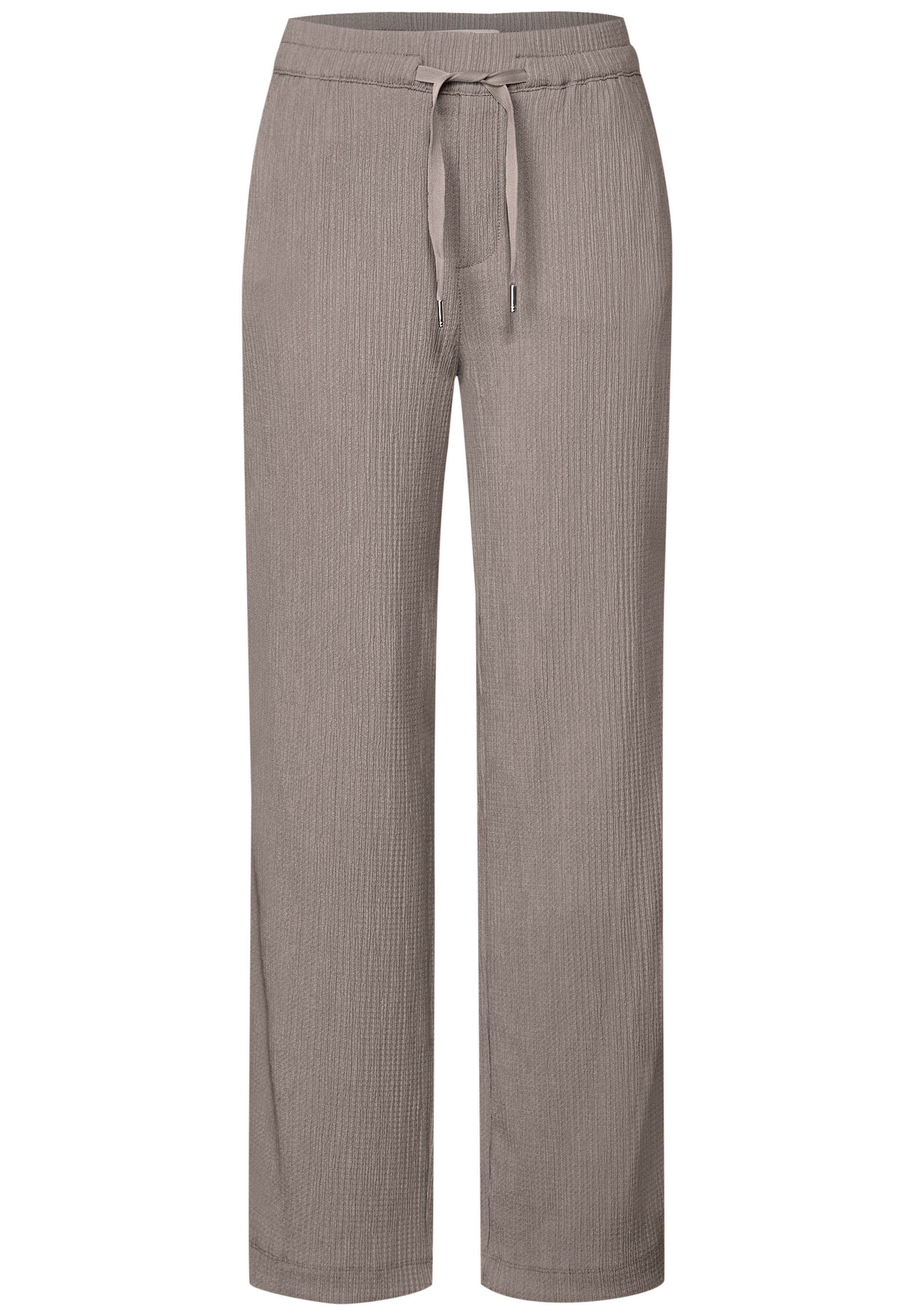 Wide Leg Hose mit Struktur