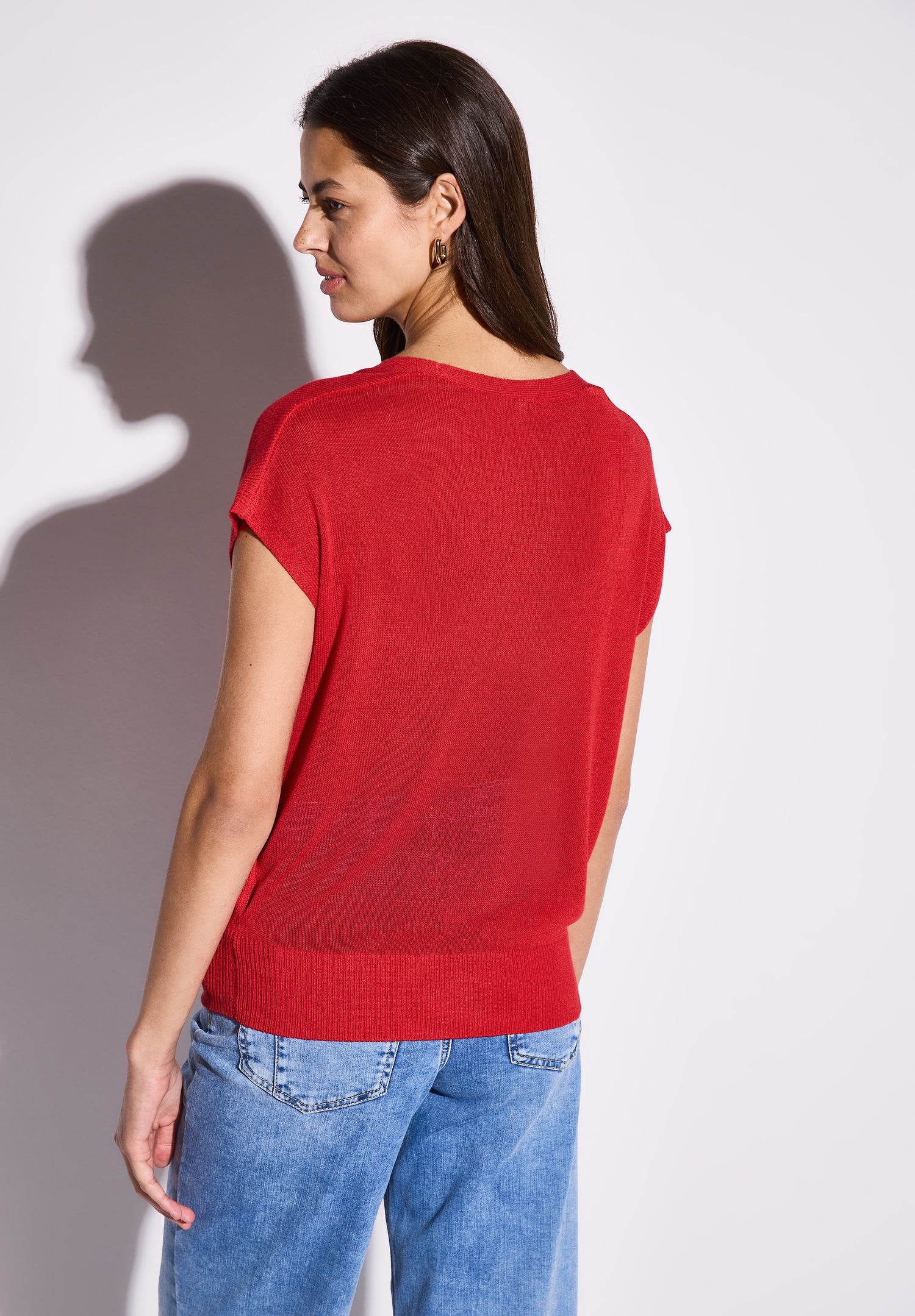 Street One ärmelloser Strickpullover Damen lässige Passform