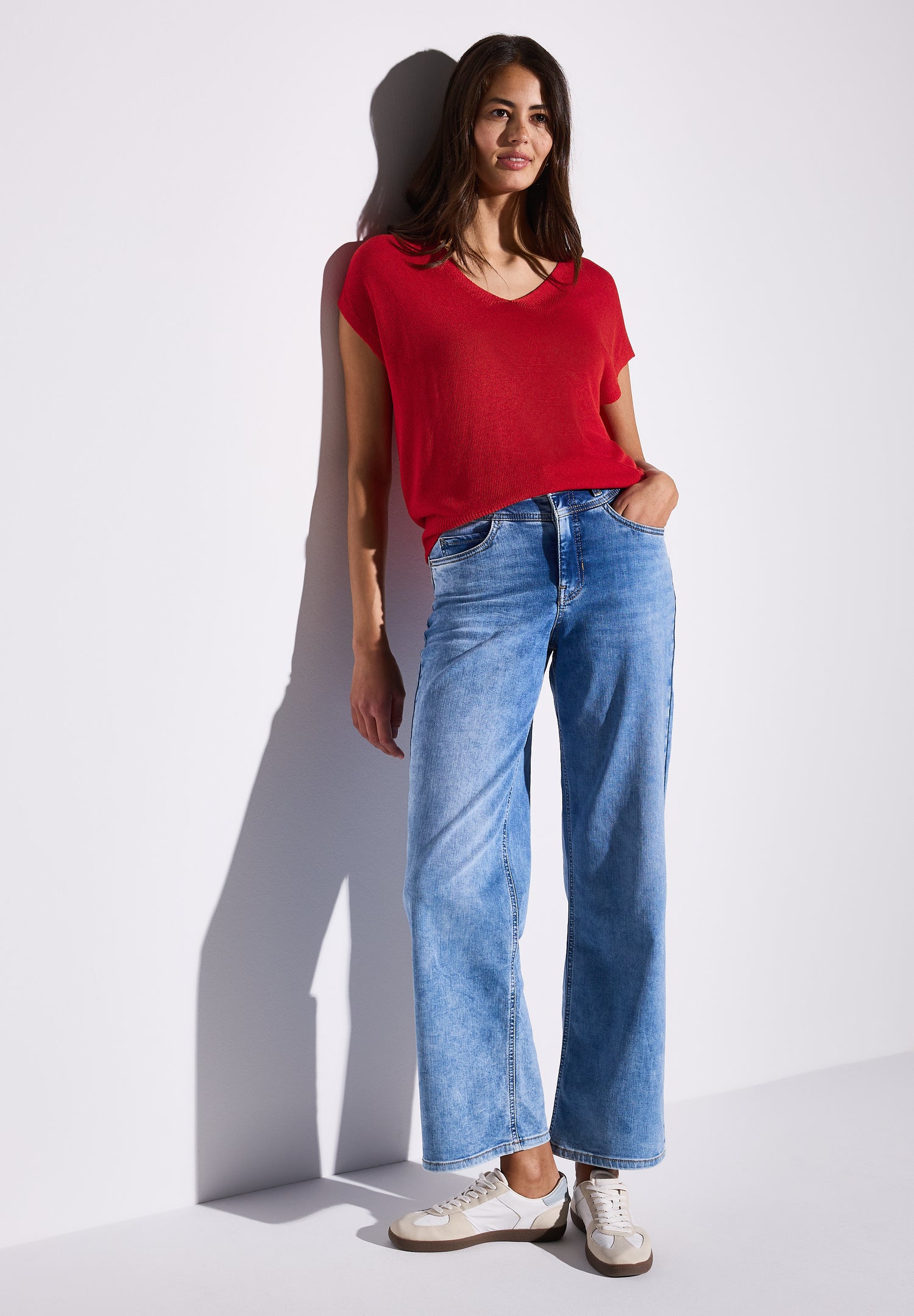 Street One ärmelloser Strickpullover Damen lässige Passform