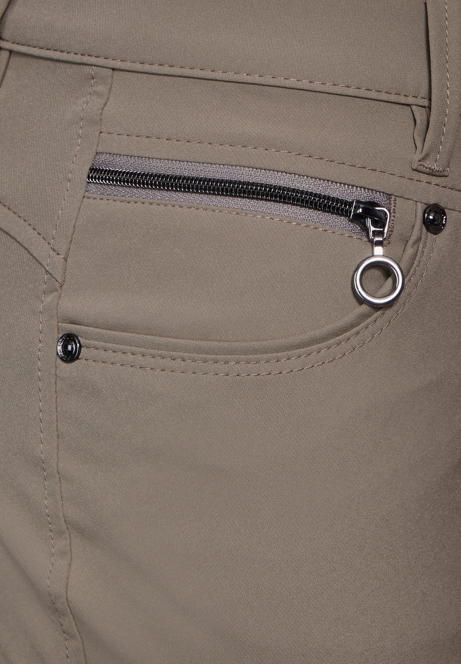 Street One Hose York Damen Slim Fit mit Zipper Details