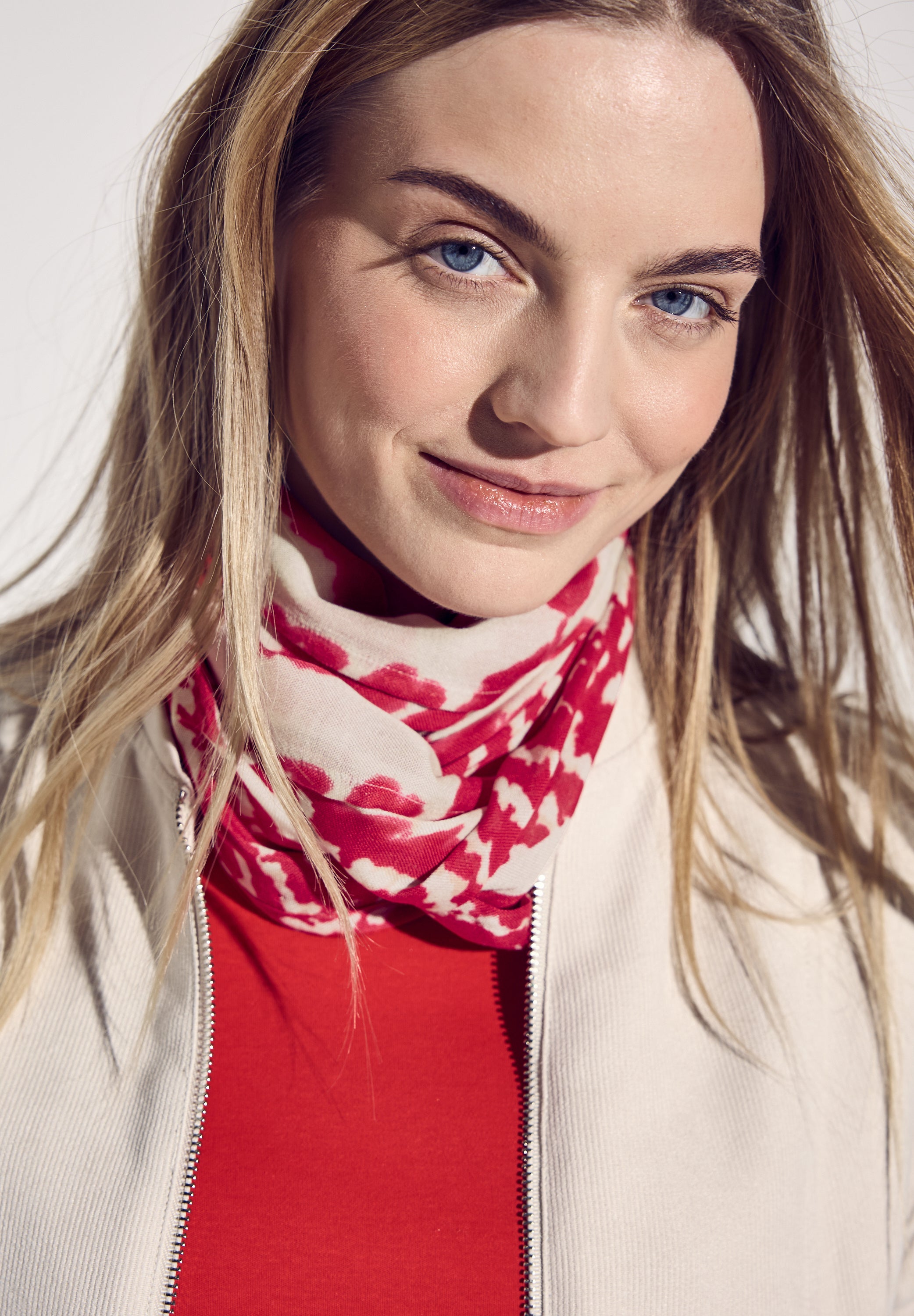 Street One Loop Schal Damen Grafisches Muster Modal