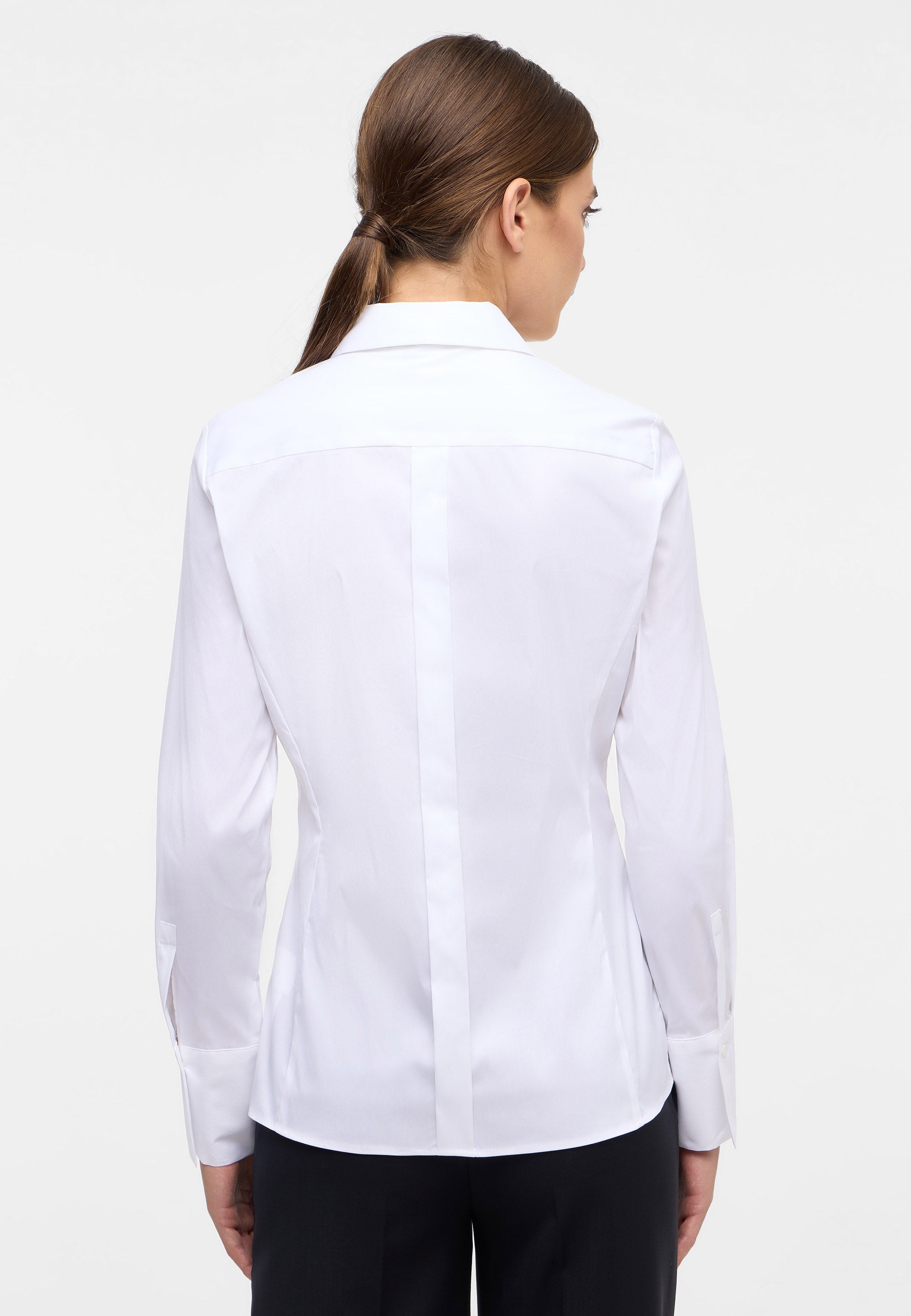 ETERNA SIGNATURE Hemdbluse Damen Figurbetont Bügelleicht