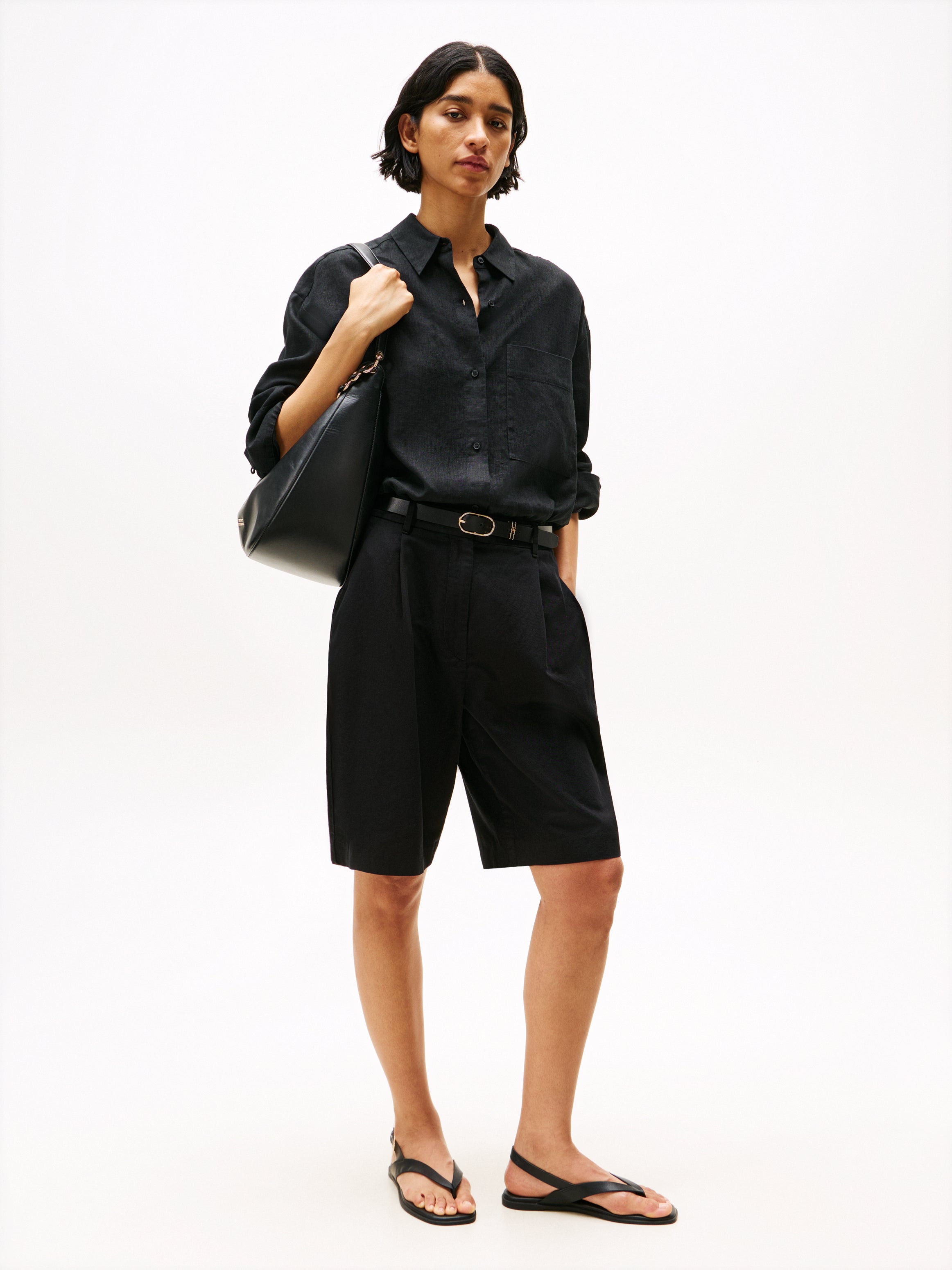 Theur Leinenbluse für Damen mit Baumwolle und Lyocell-Mix