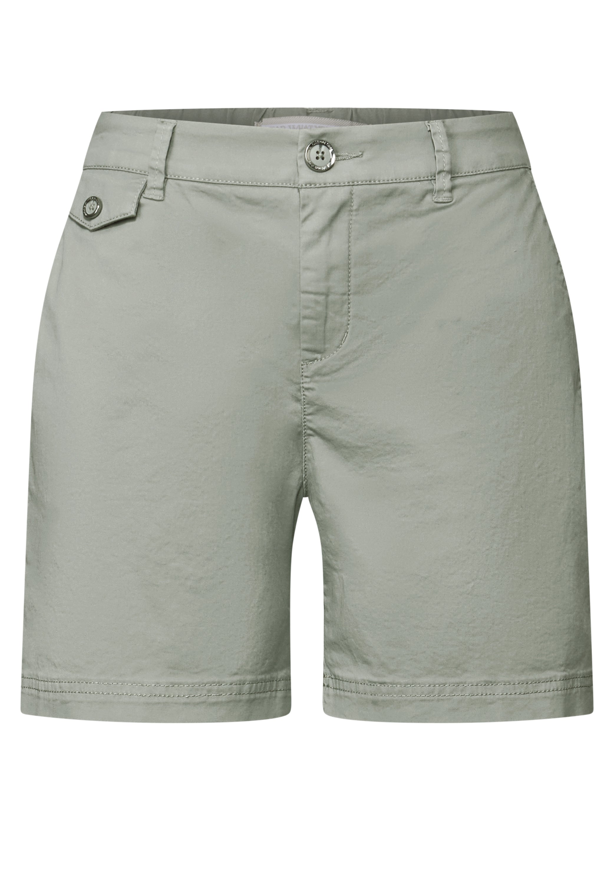 Street One Damen Chino Shorts Casual Fit Baumwollmix