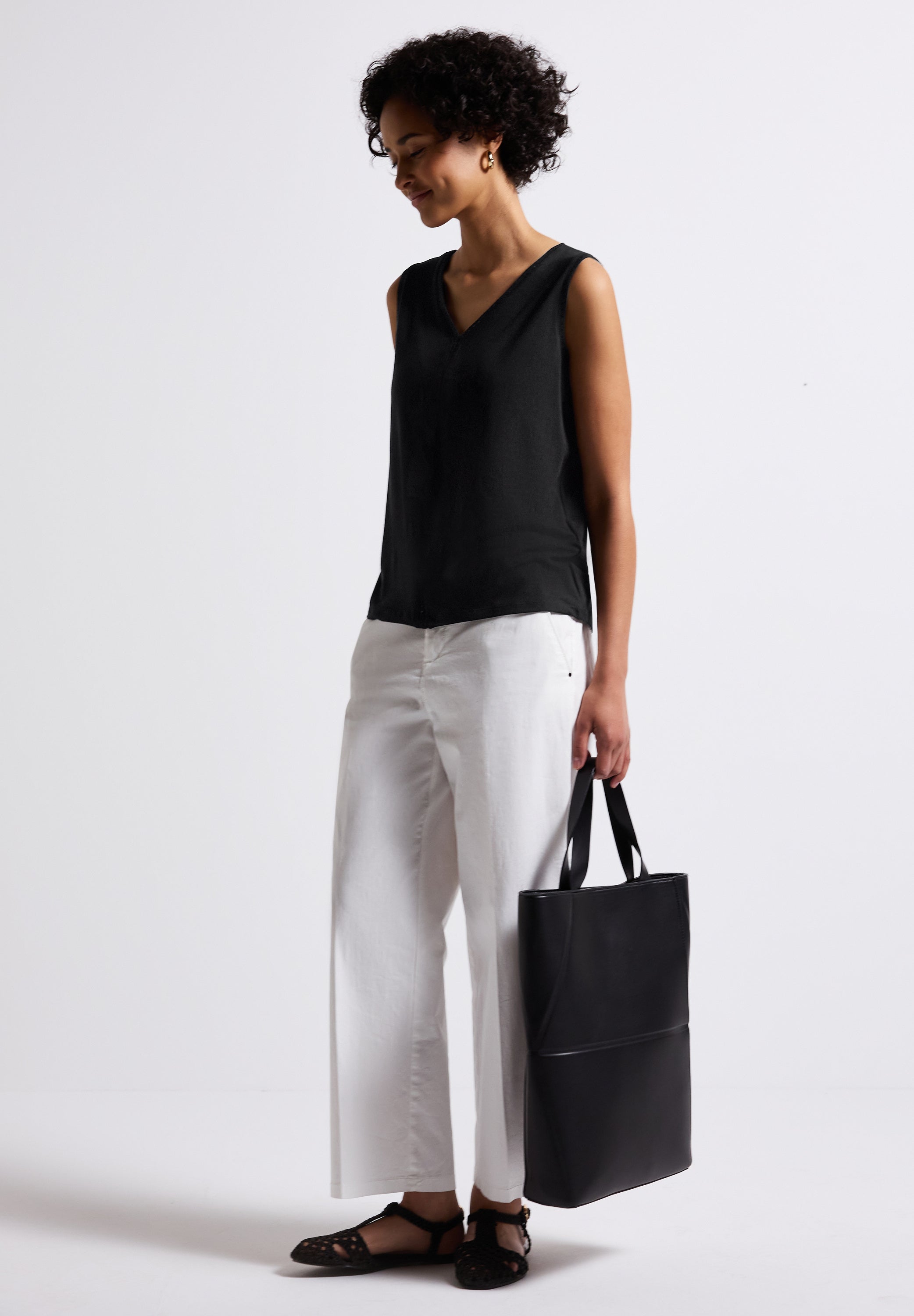 Street One Leichtes Top Damen Schwarz