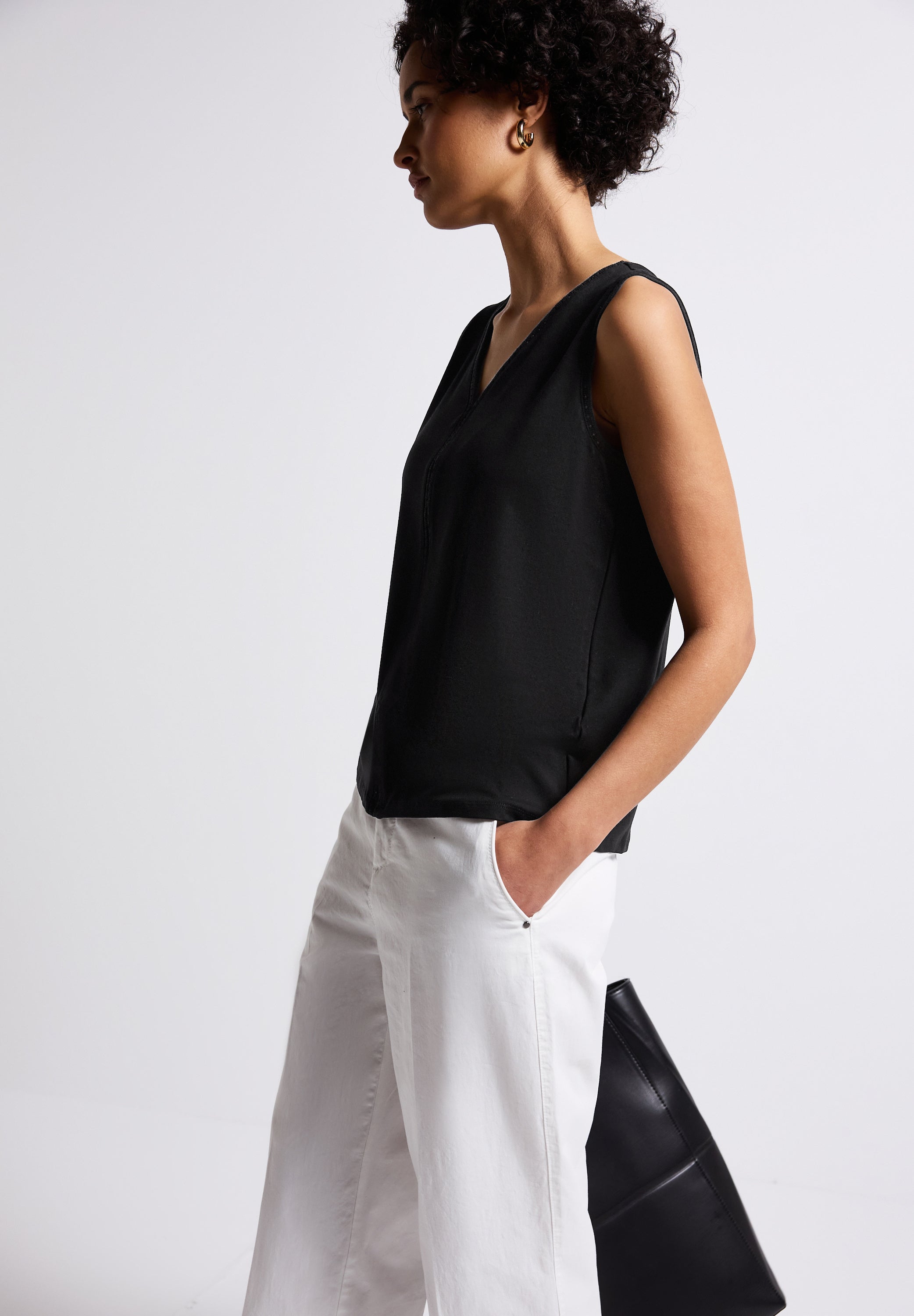 Street One Leichtes Top Damen Schwarz