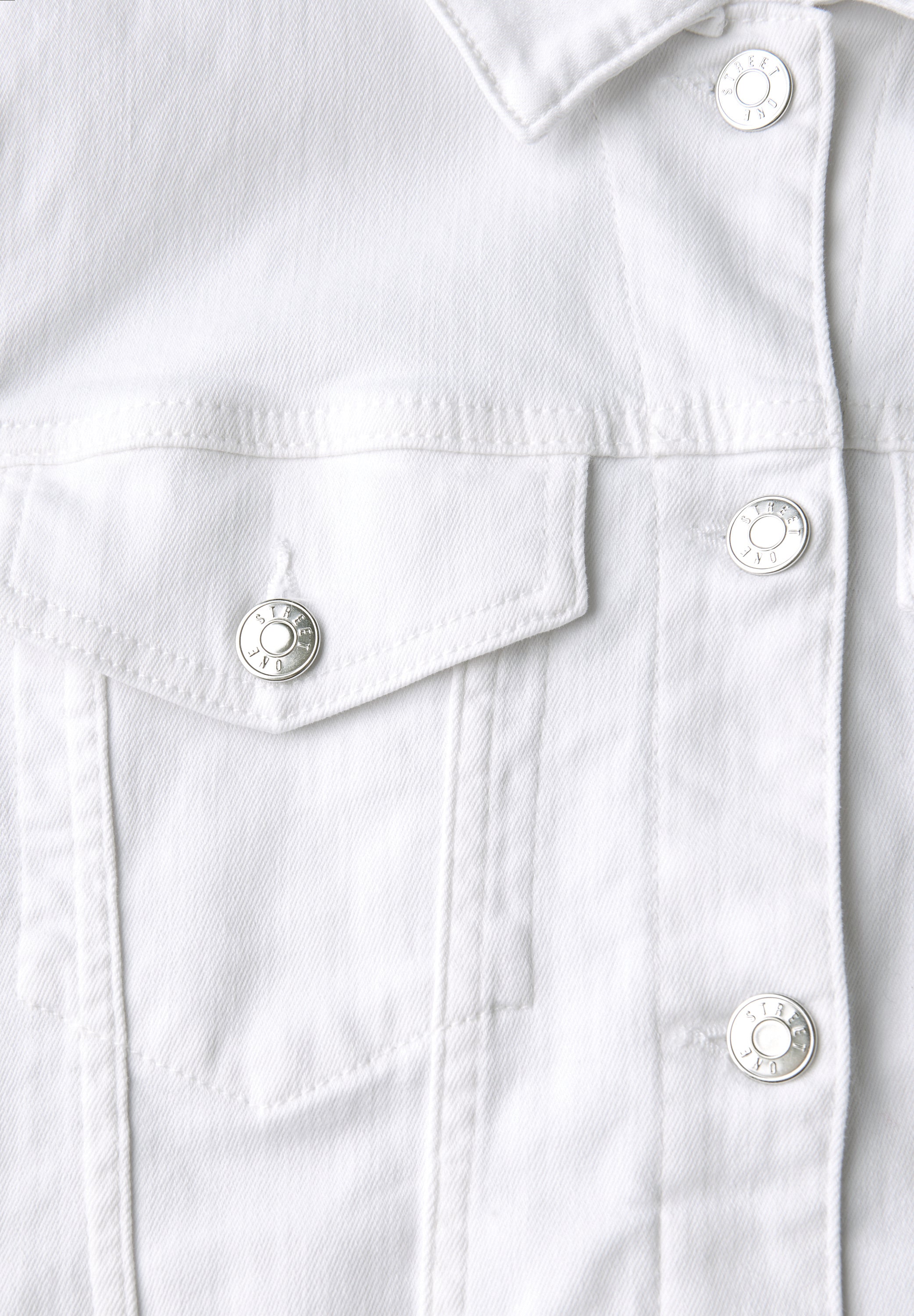 Street One Jeansjacke Damen Zeitloser Look Stretch Baumwolle