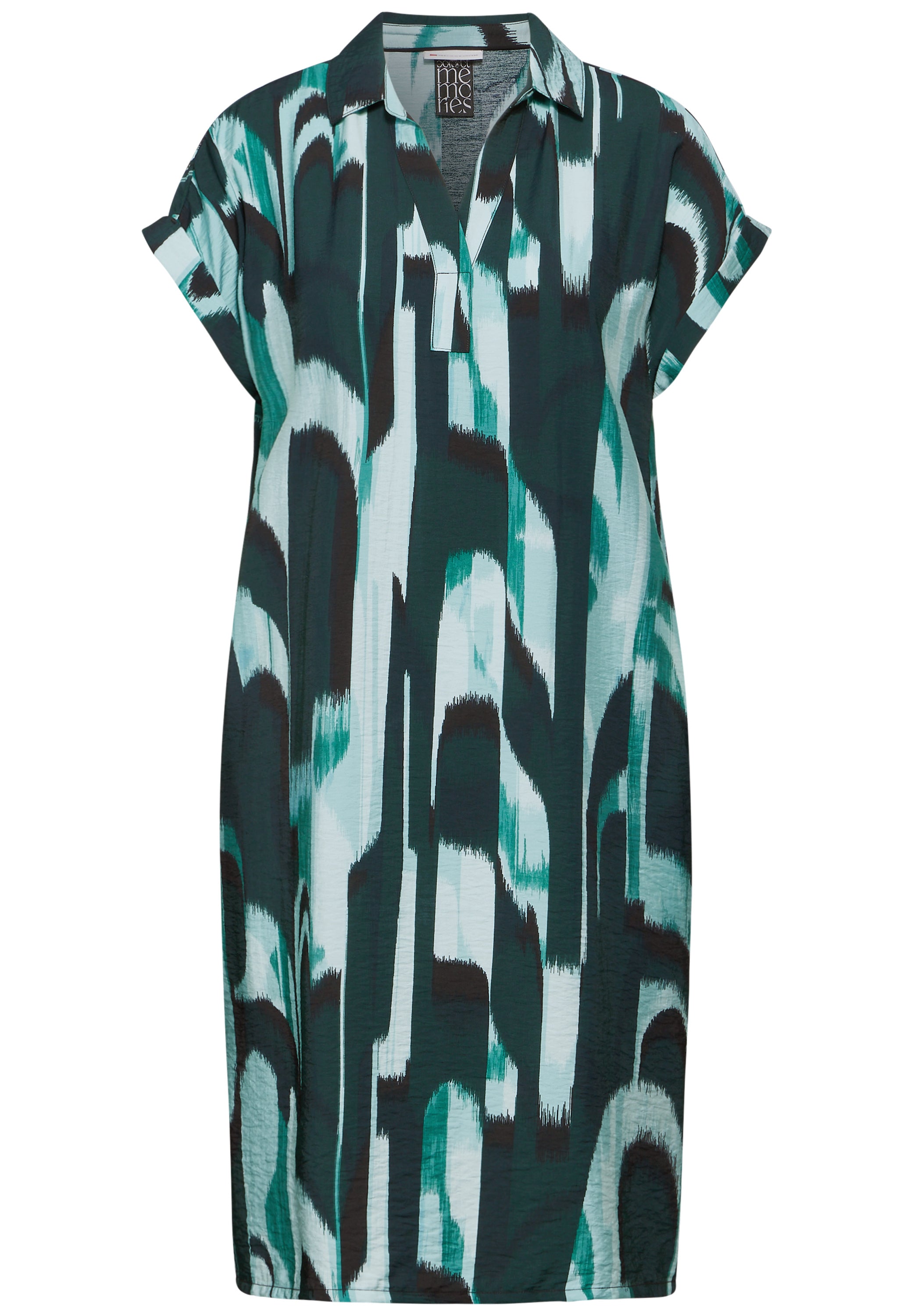 Street One Knielanges Blusen-Kleid Damen Bequem Luftig Sommerlich