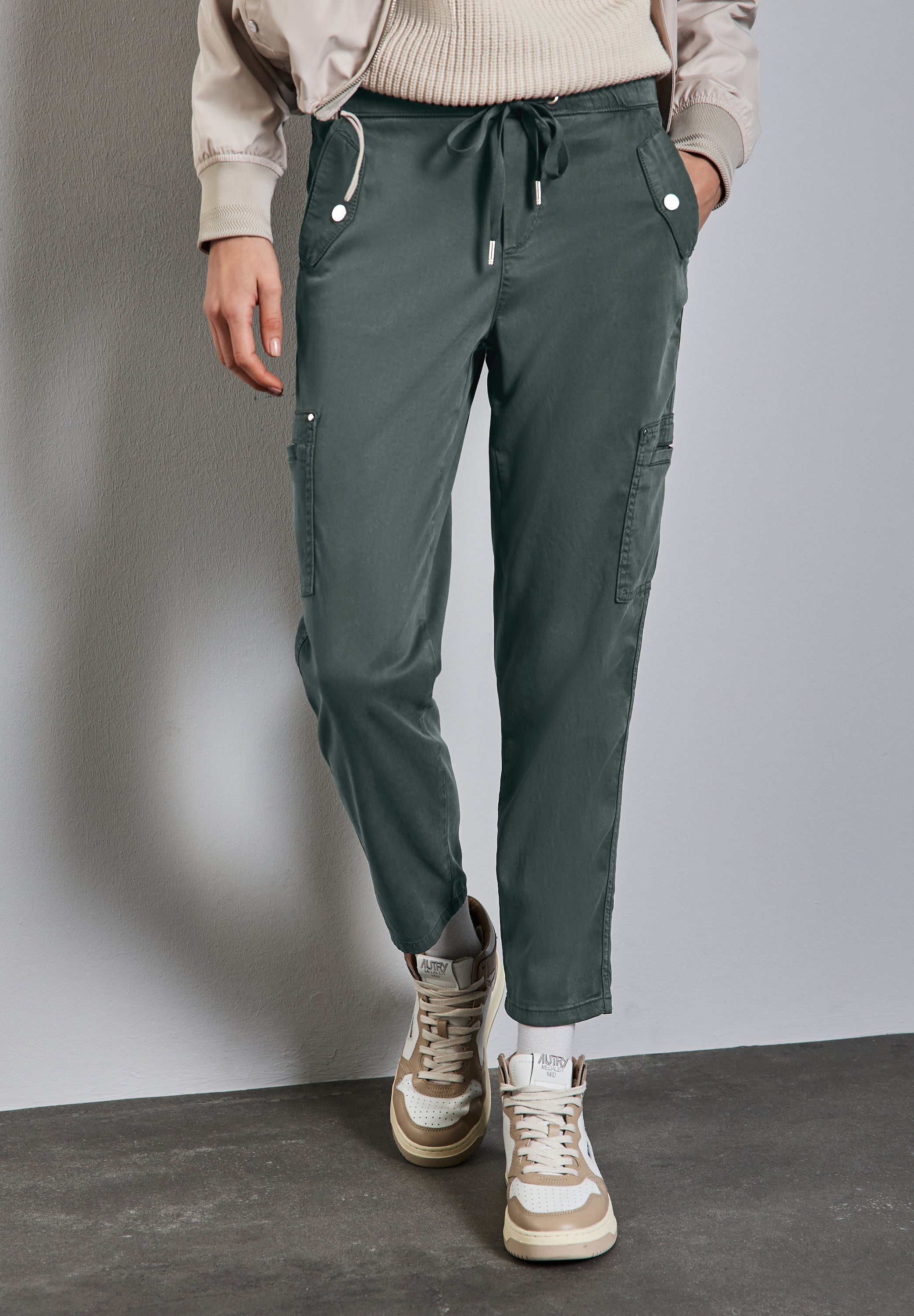 Street One Cargo Hose Bonny Damen Bequeme Slim Fit Hose