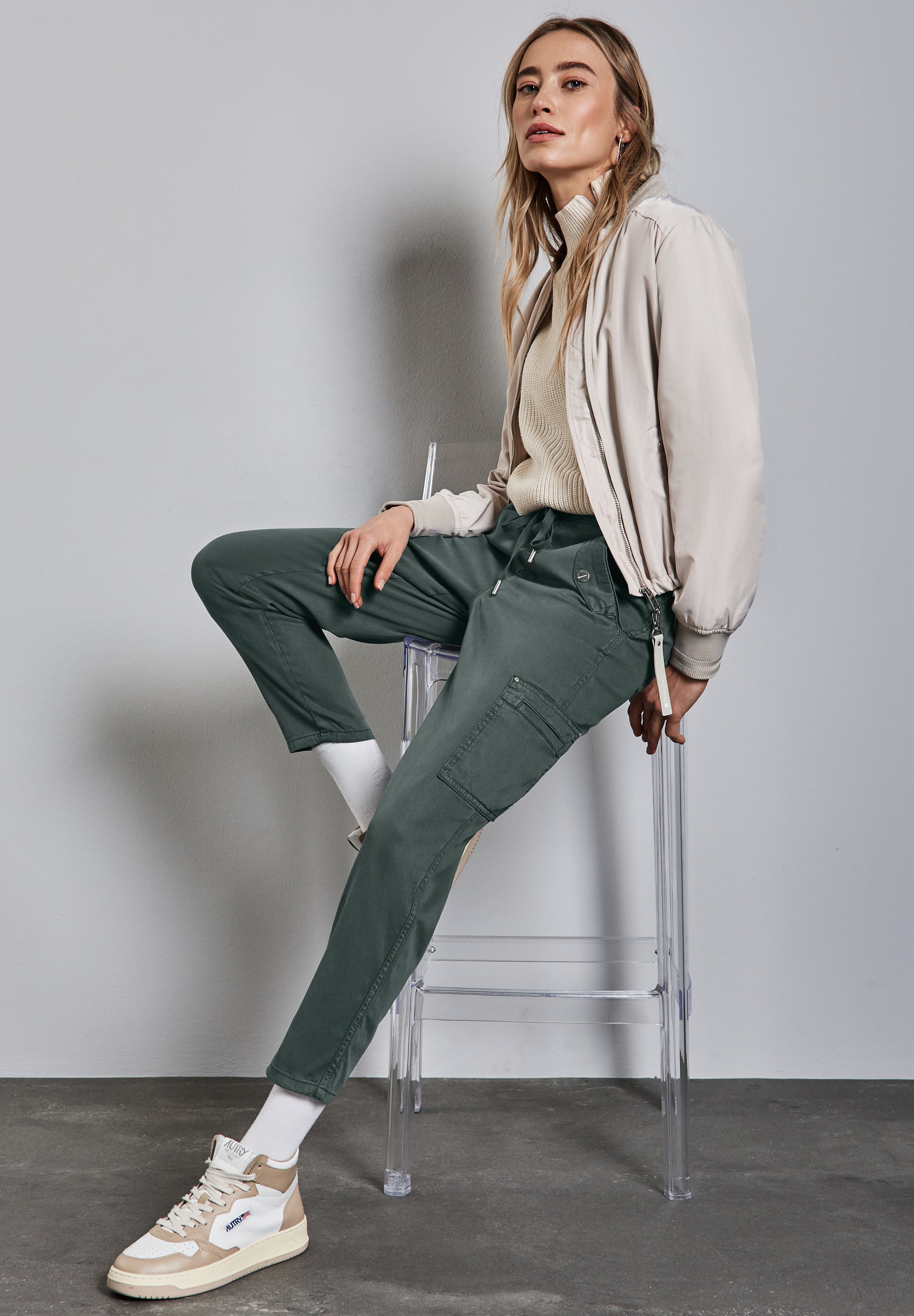 Street One Cargo Hose Bonny Damen Bequeme Slim Fit Hose