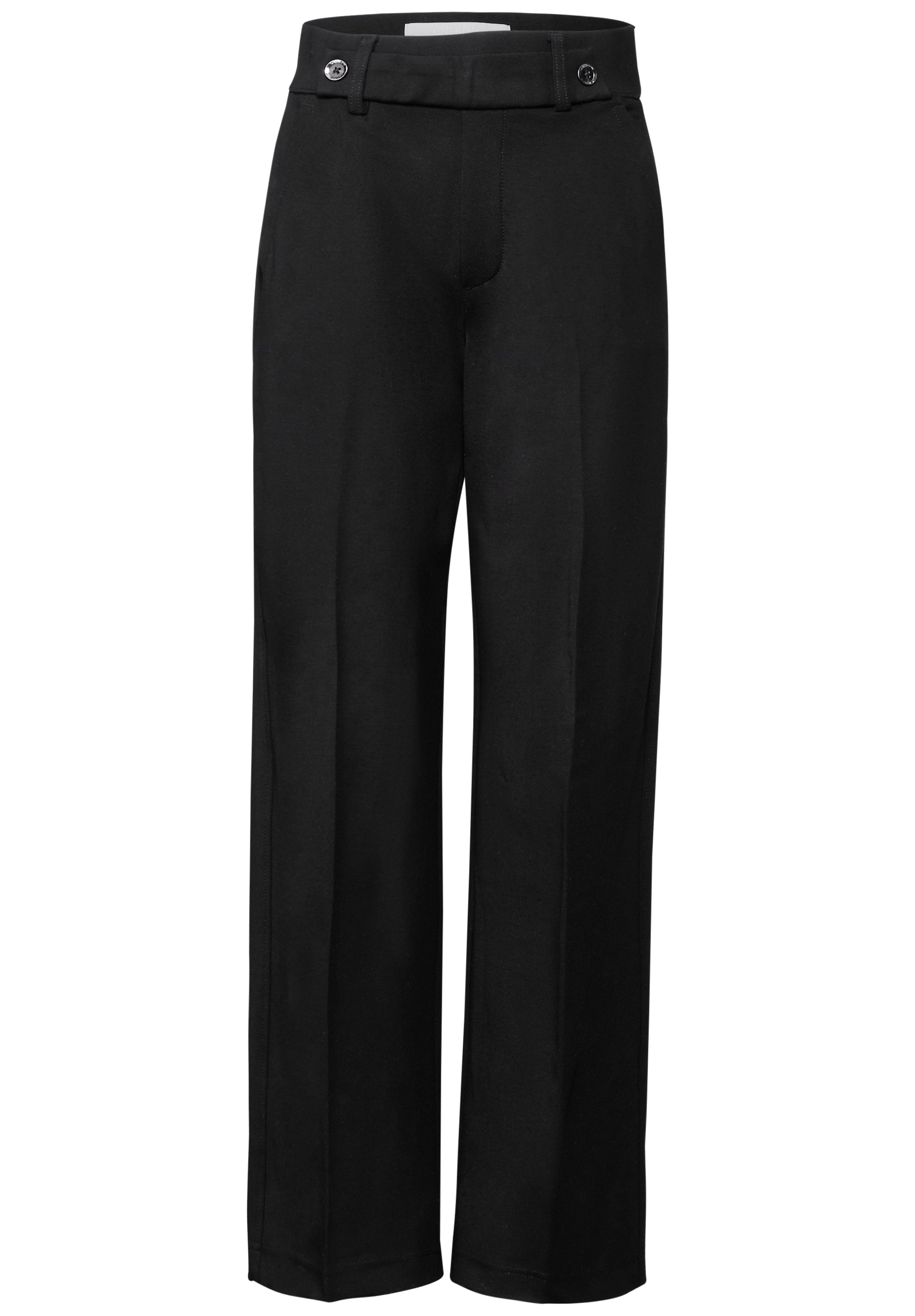 Street One Straight Leg Hose Damen High Waist Stretch Komfort